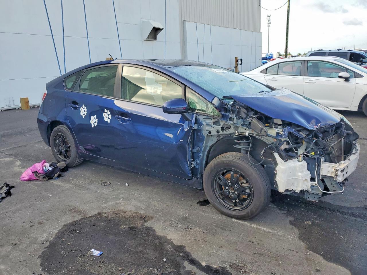 2012 Toyota Prius Two Blue vin: JTDKN3DU6C1514555