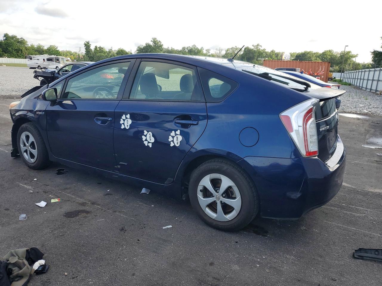 2012 Toyota Prius Two Blue vin: JTDKN3DU6C1514555