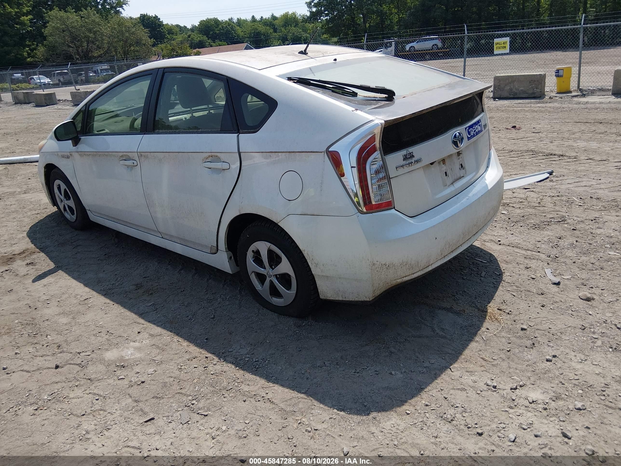 2012 Toyota Prius Two White vin: JTDKN3DU6C1517696