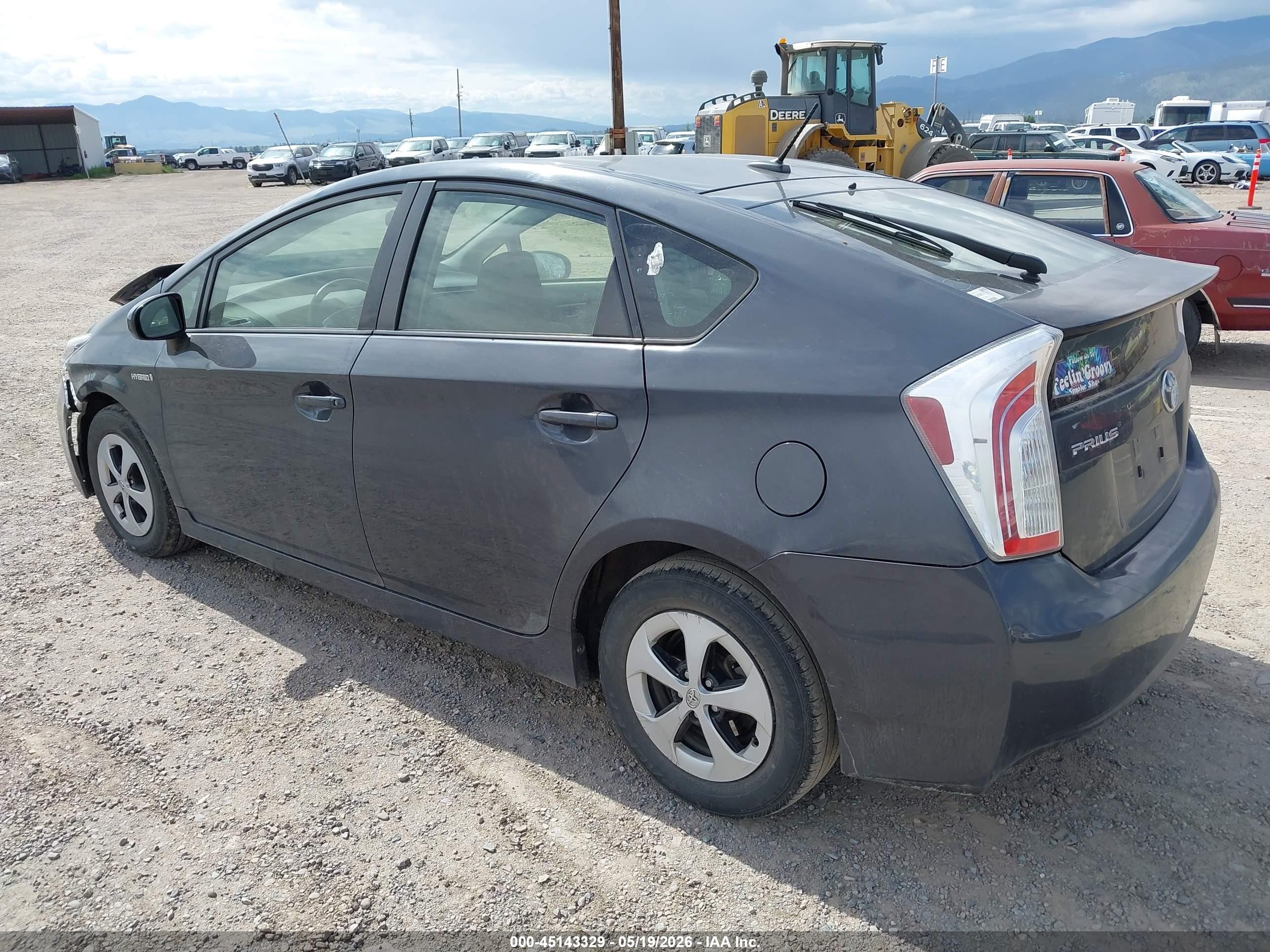 2012 Toyota Prius Three Gray vin: JTDKN3DU6C1519416