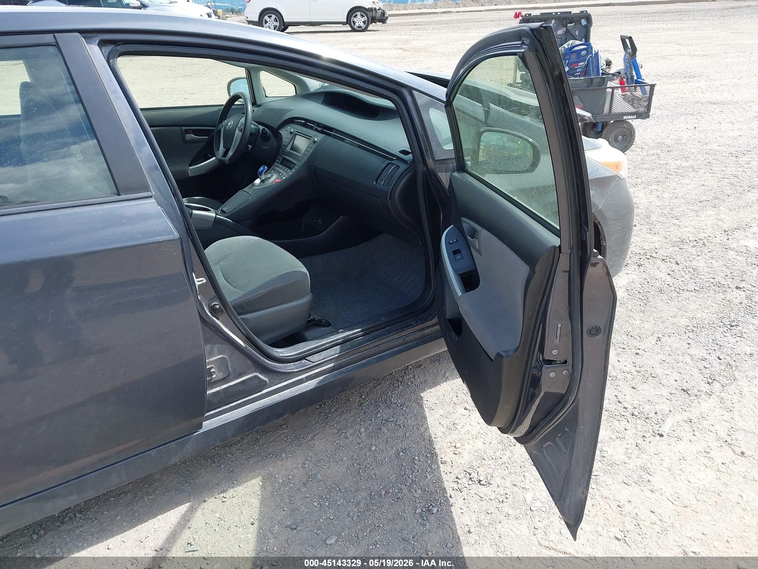 2012 Toyota Prius Three Gray vin: JTDKN3DU6C1519416