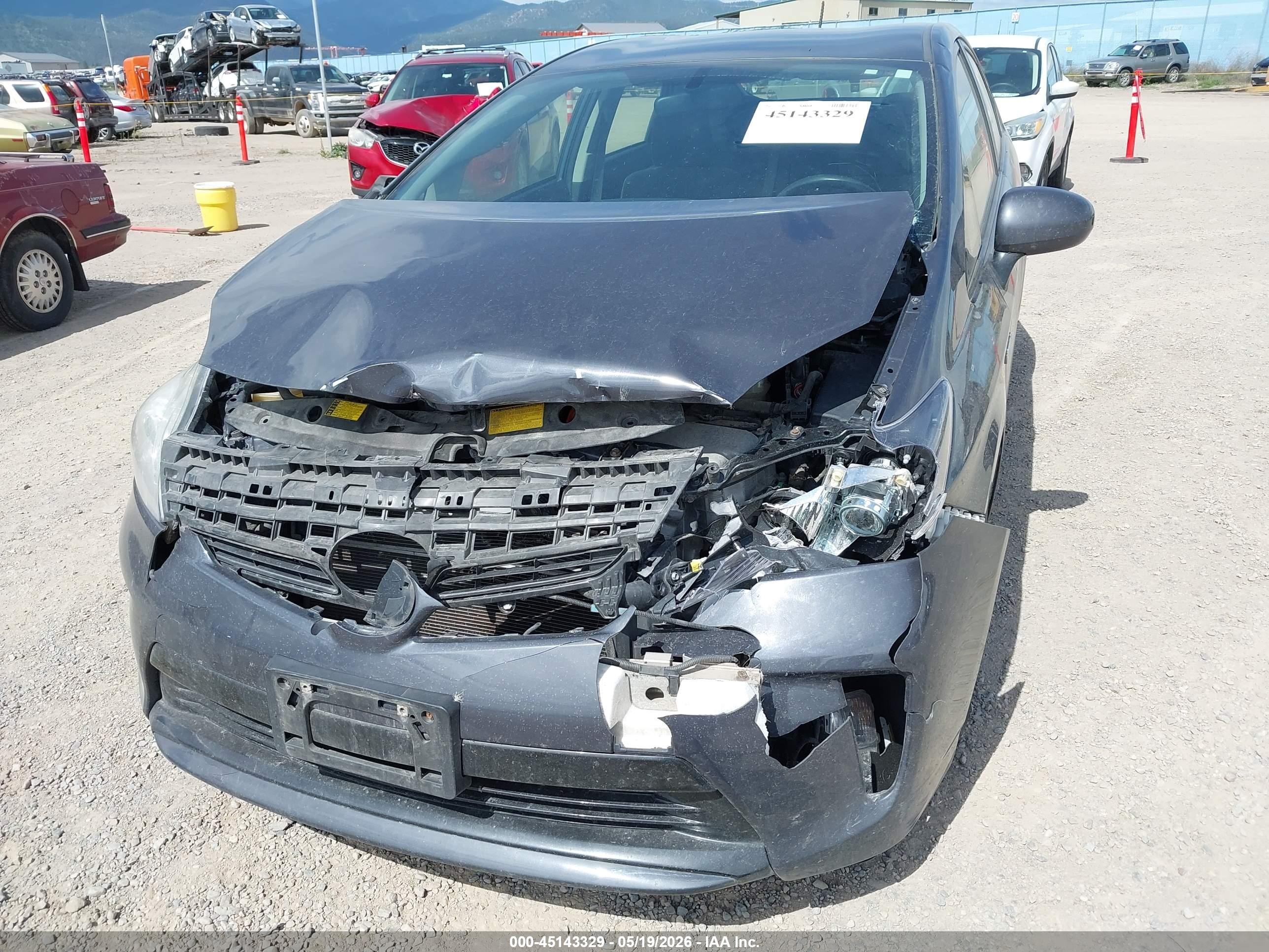 2012 Toyota Prius Three Gray vin: JTDKN3DU6C1519416