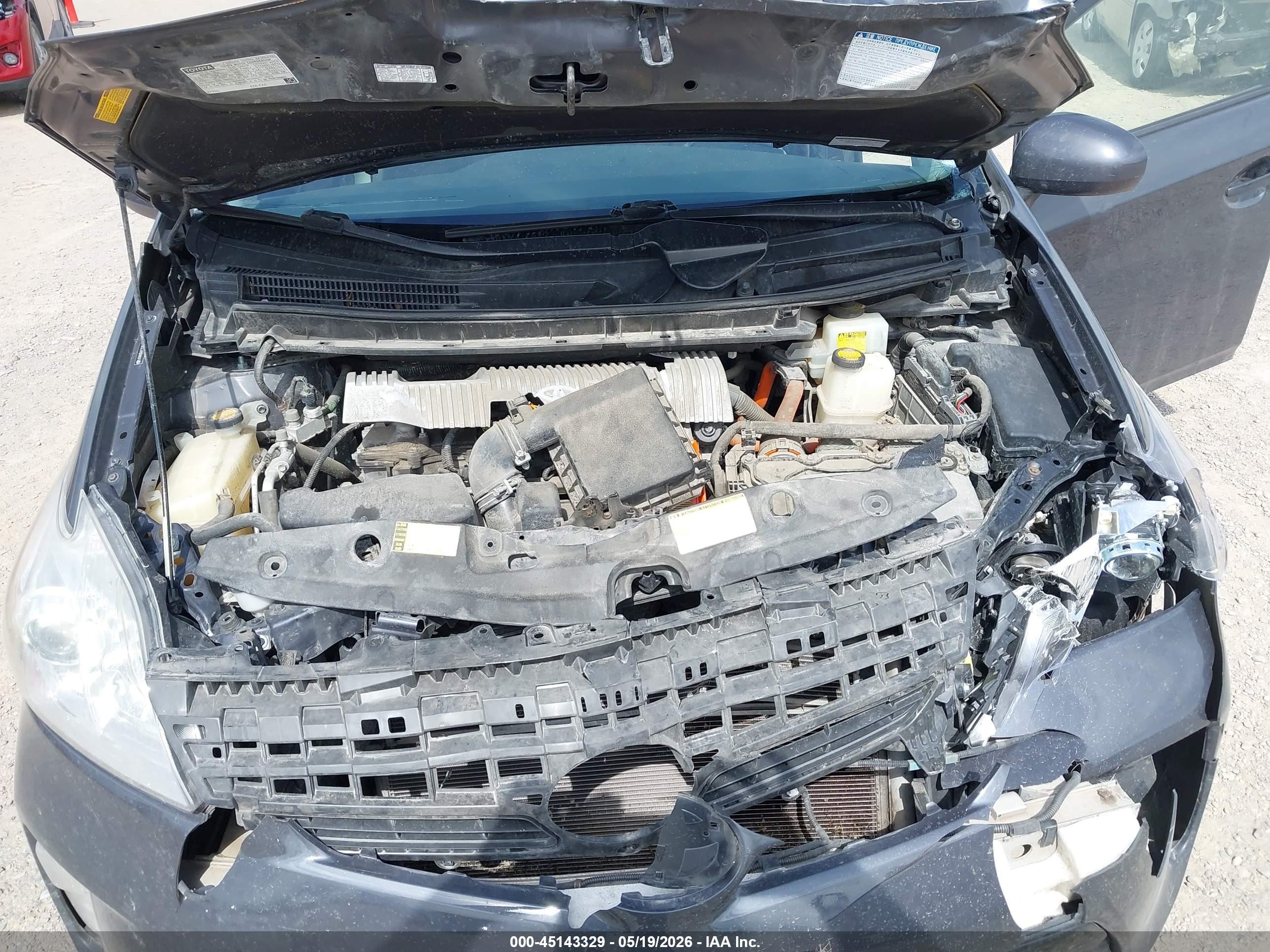 2012 Toyota Prius Three Gray vin: JTDKN3DU6C1519416