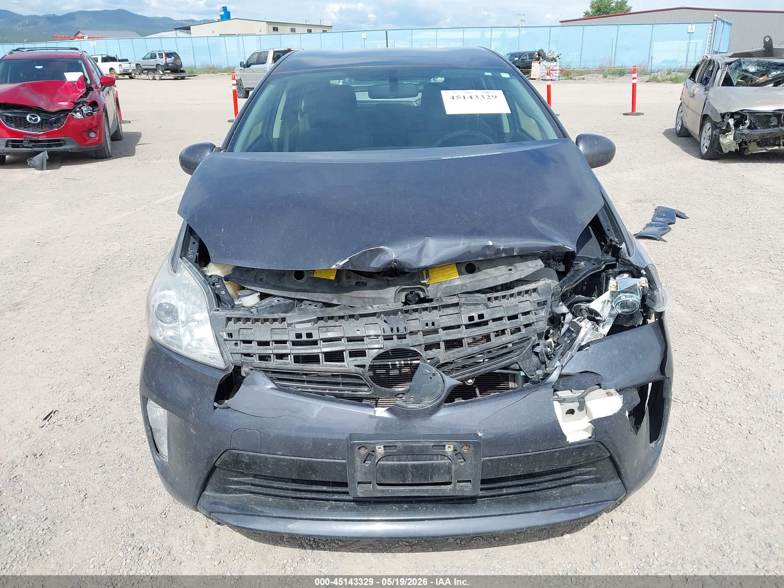 2012 Toyota Prius Three Gray vin: JTDKN3DU6C1519416