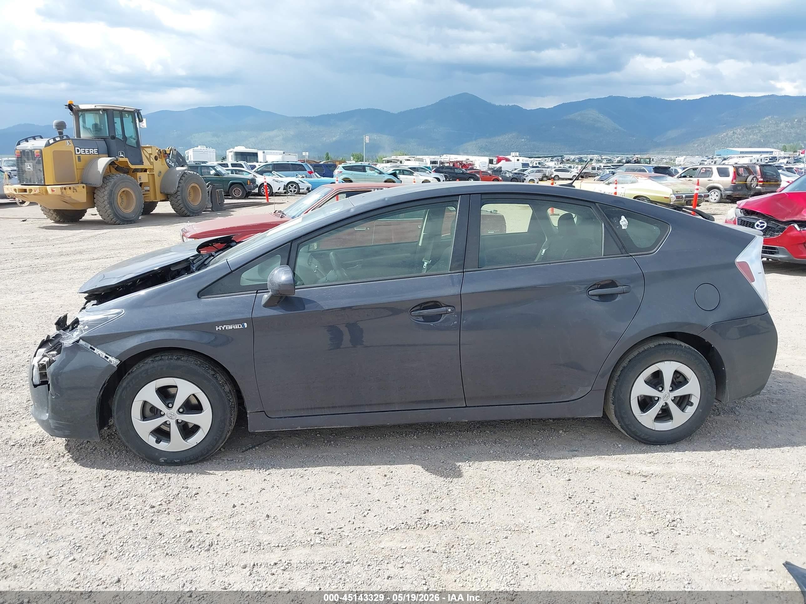 2012 Toyota Prius Three Gray vin: JTDKN3DU6C1519416