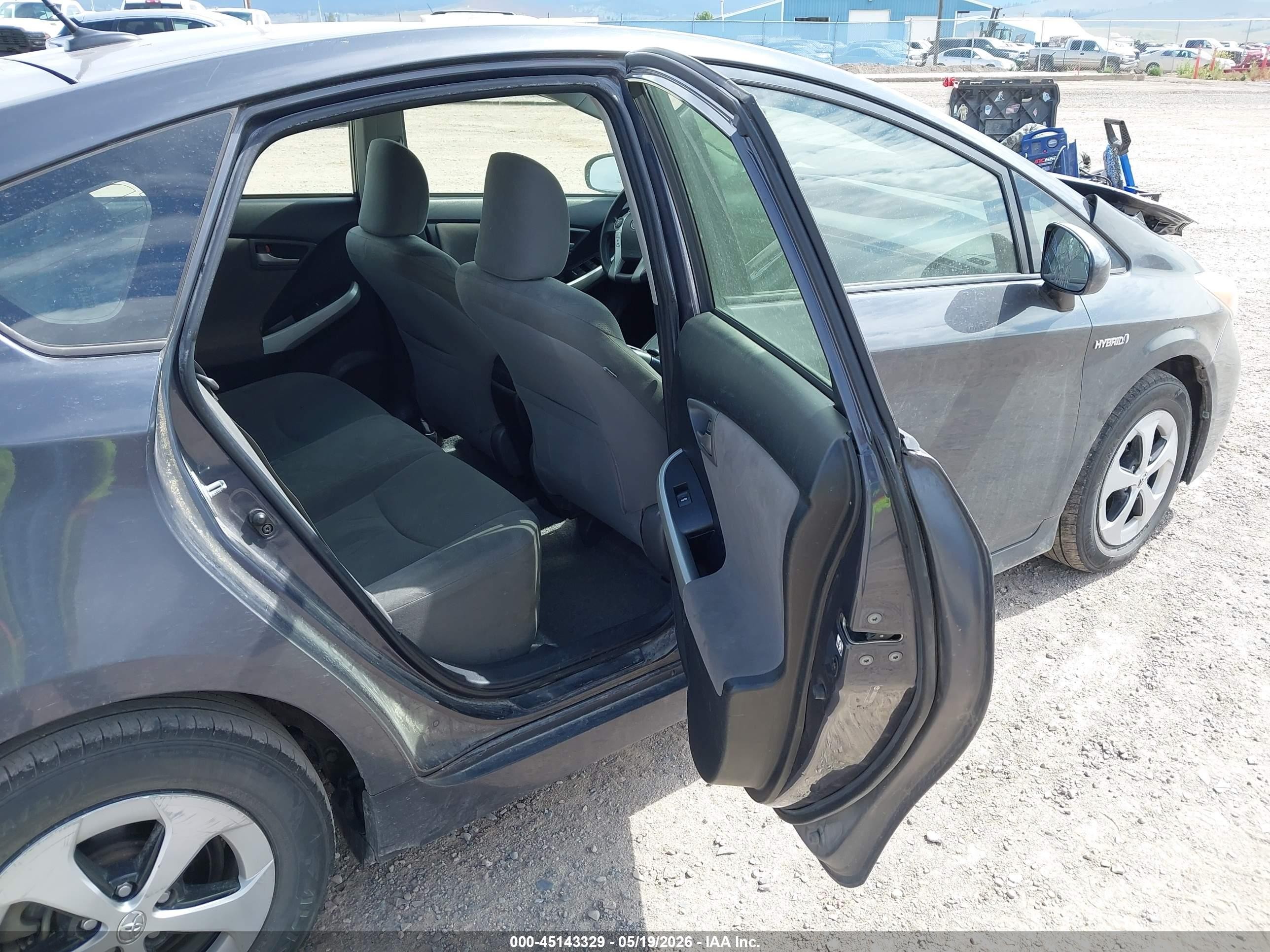 2012 Toyota Prius Three Gray vin: JTDKN3DU6C1519416