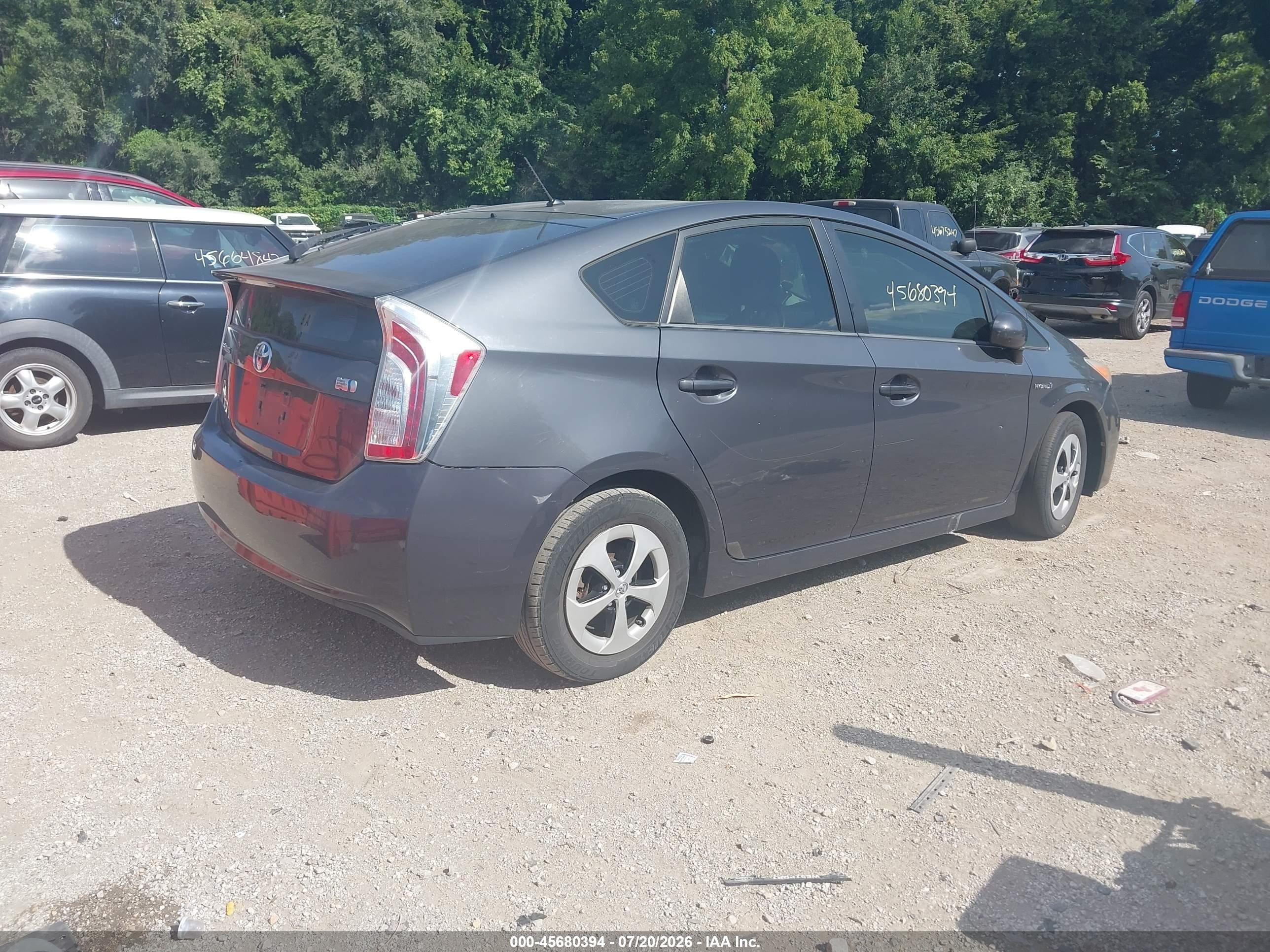 2012 Toyota Prius Two Blue vin: JTDKN3DU6C1525300