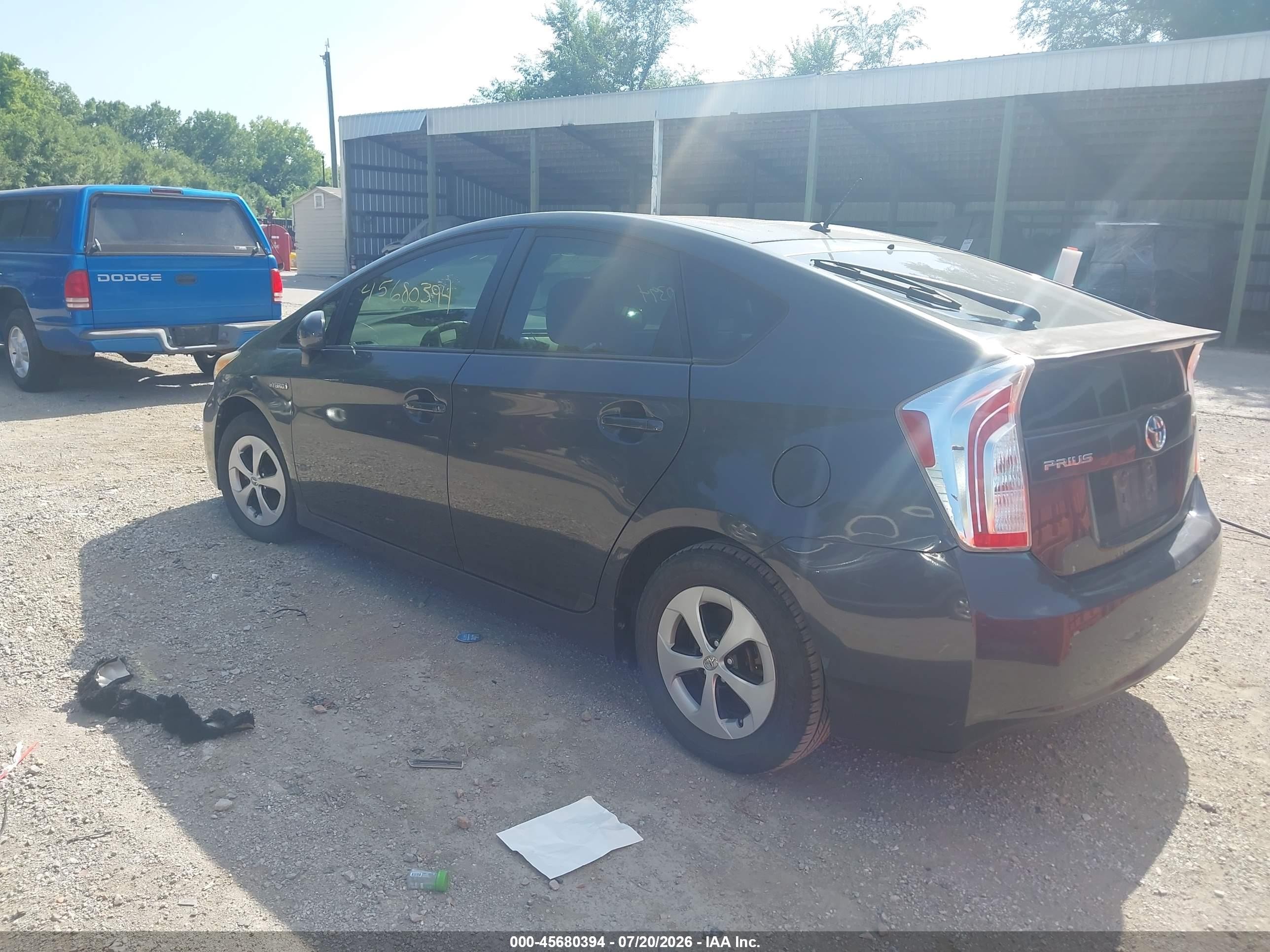 2012 Toyota Prius Two Blue vin: JTDKN3DU6C1525300