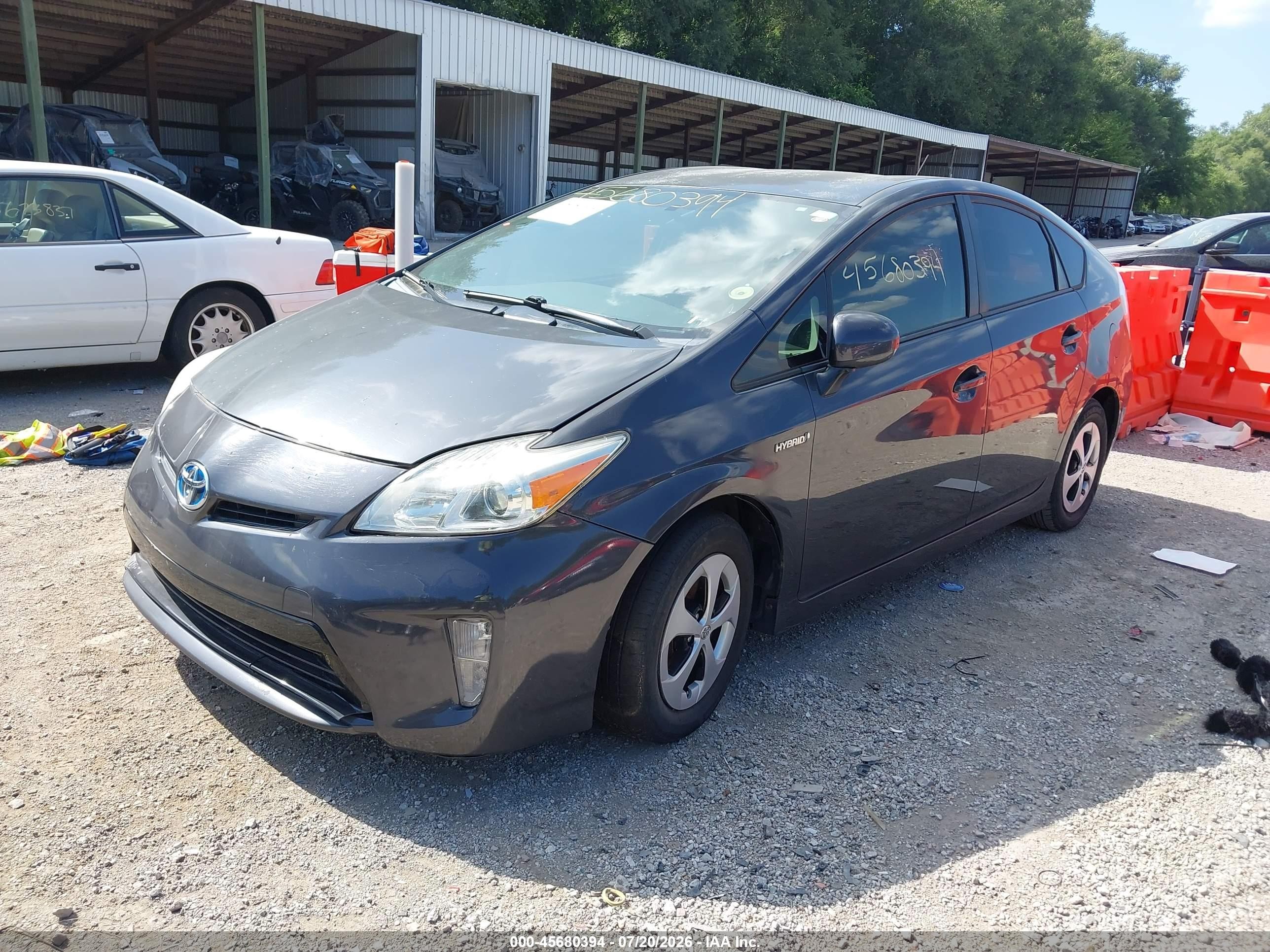 2012 Toyota Prius Two Blue vin: JTDKN3DU6C1525300