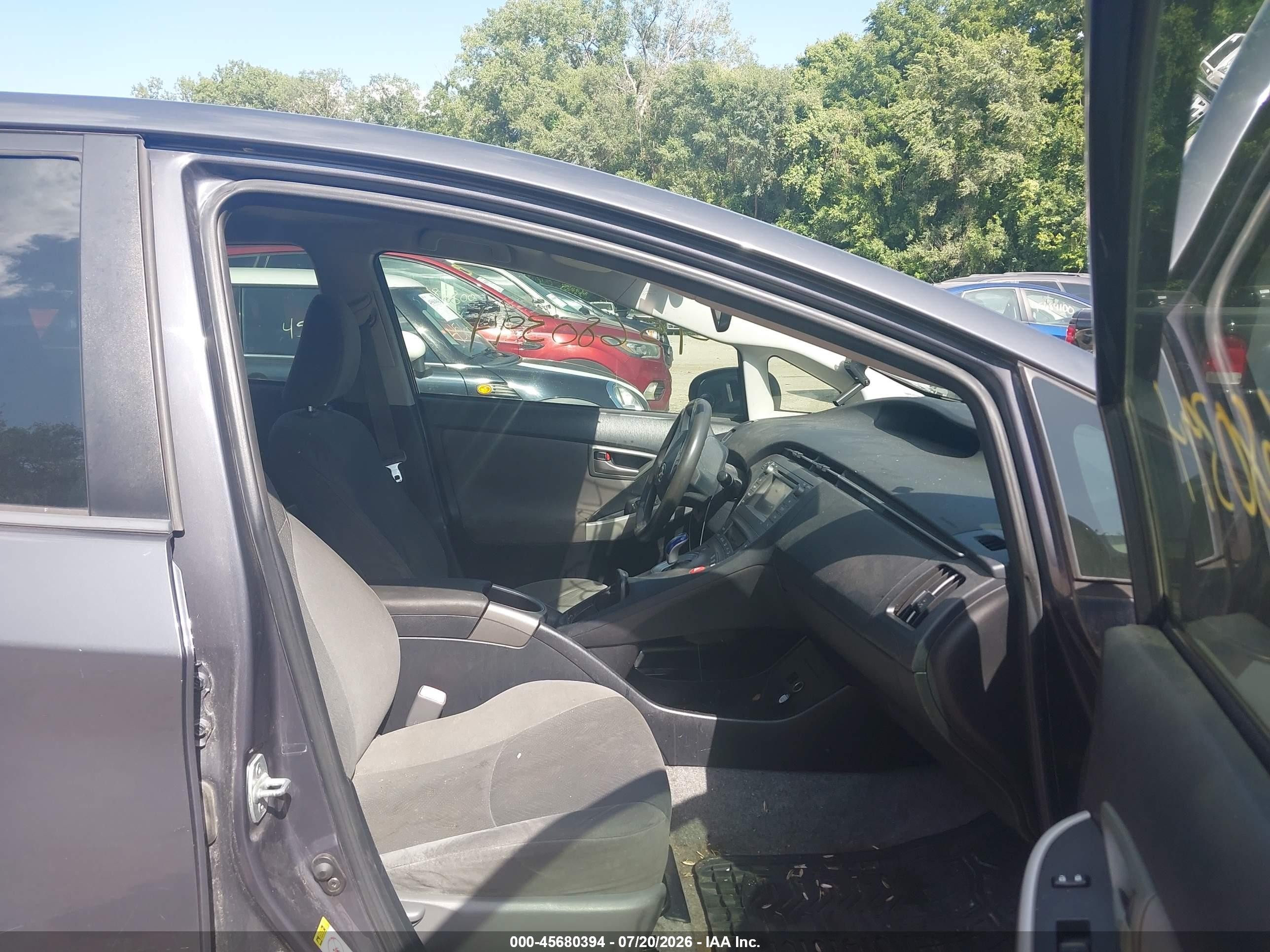 2012 Toyota Prius Two Blue vin: JTDKN3DU6C1525300