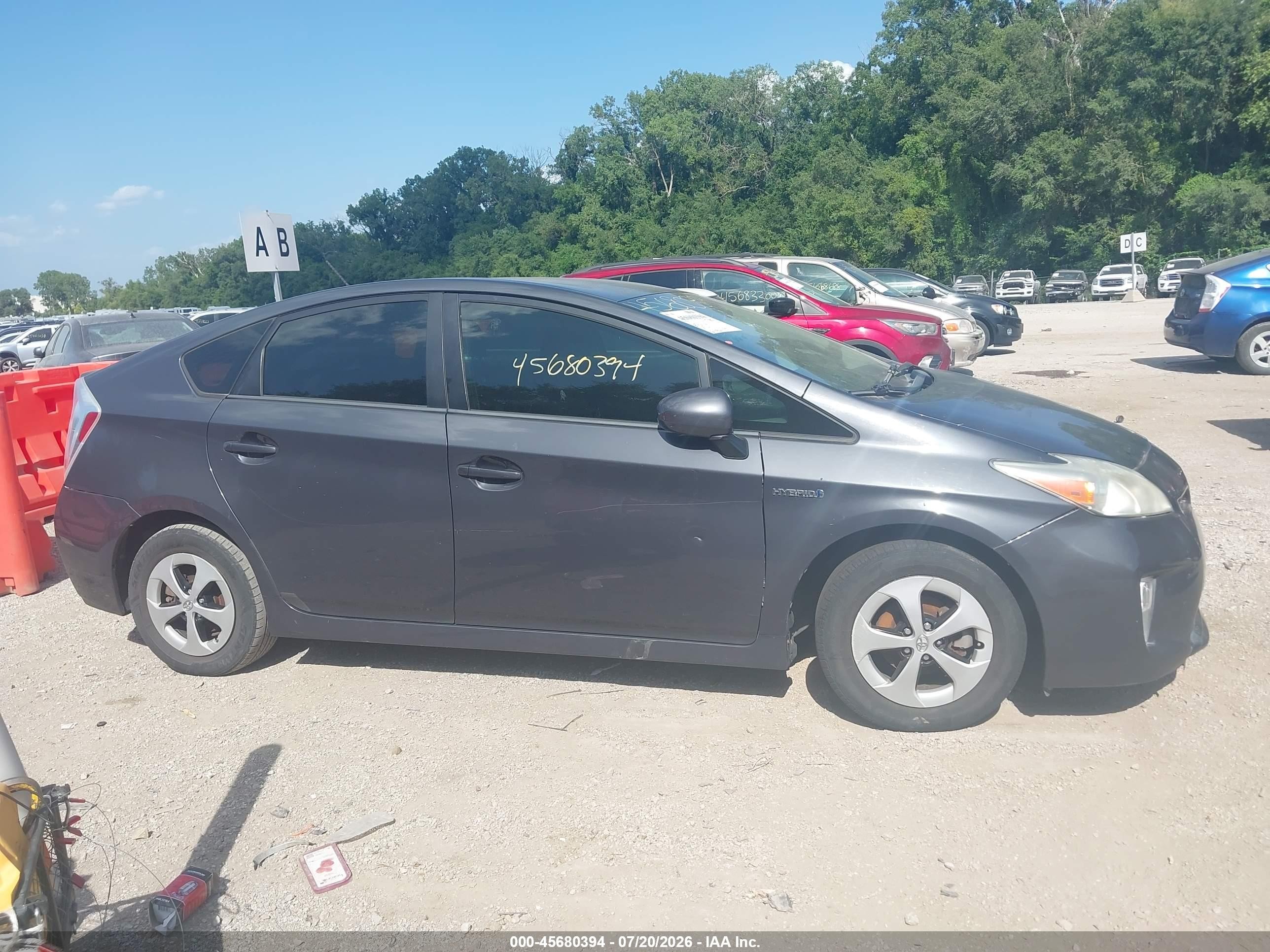 2012 Toyota Prius Two Blue vin: JTDKN3DU6C1525300