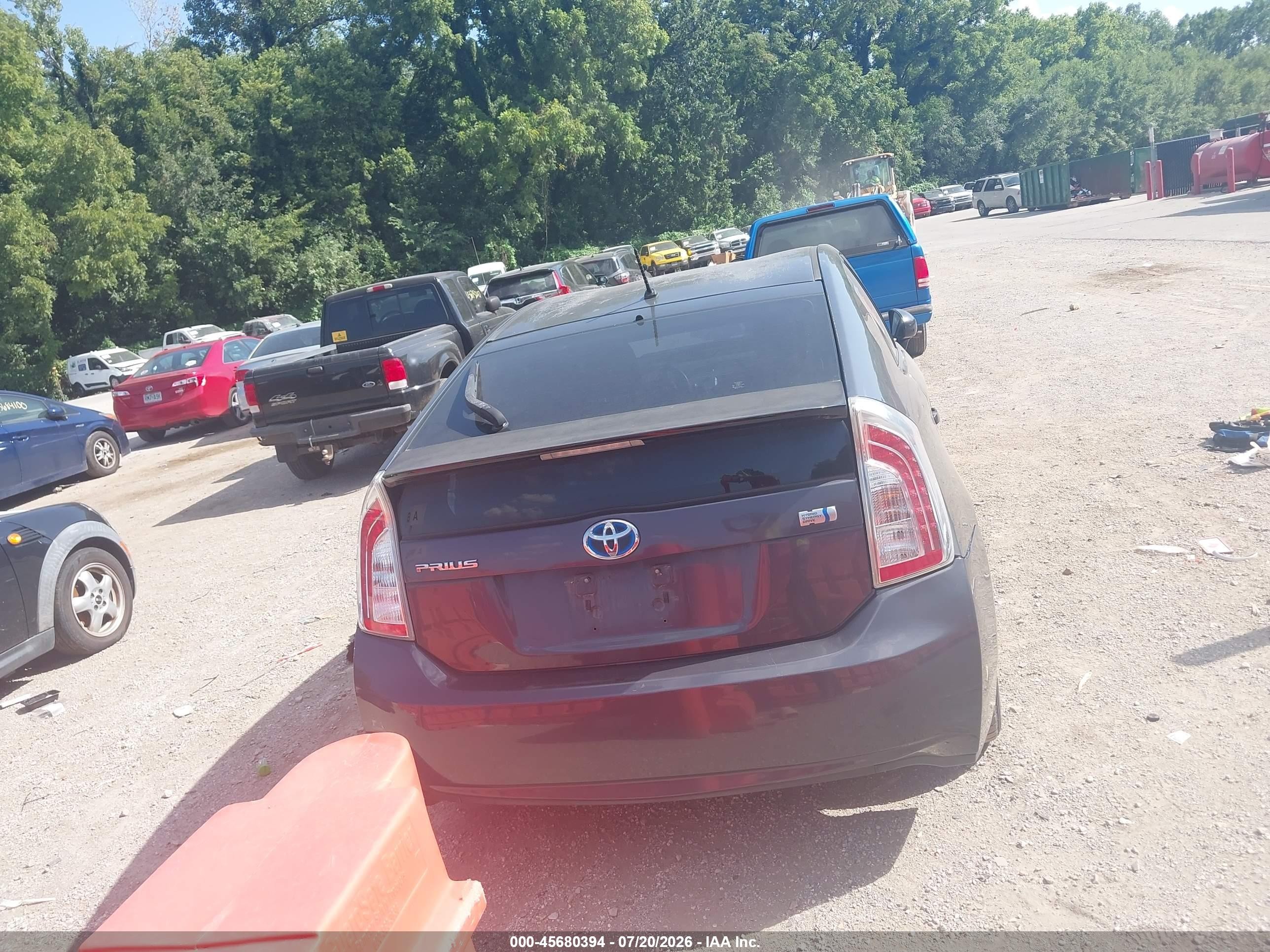 2012 Toyota Prius Two Blue vin: JTDKN3DU6C1525300