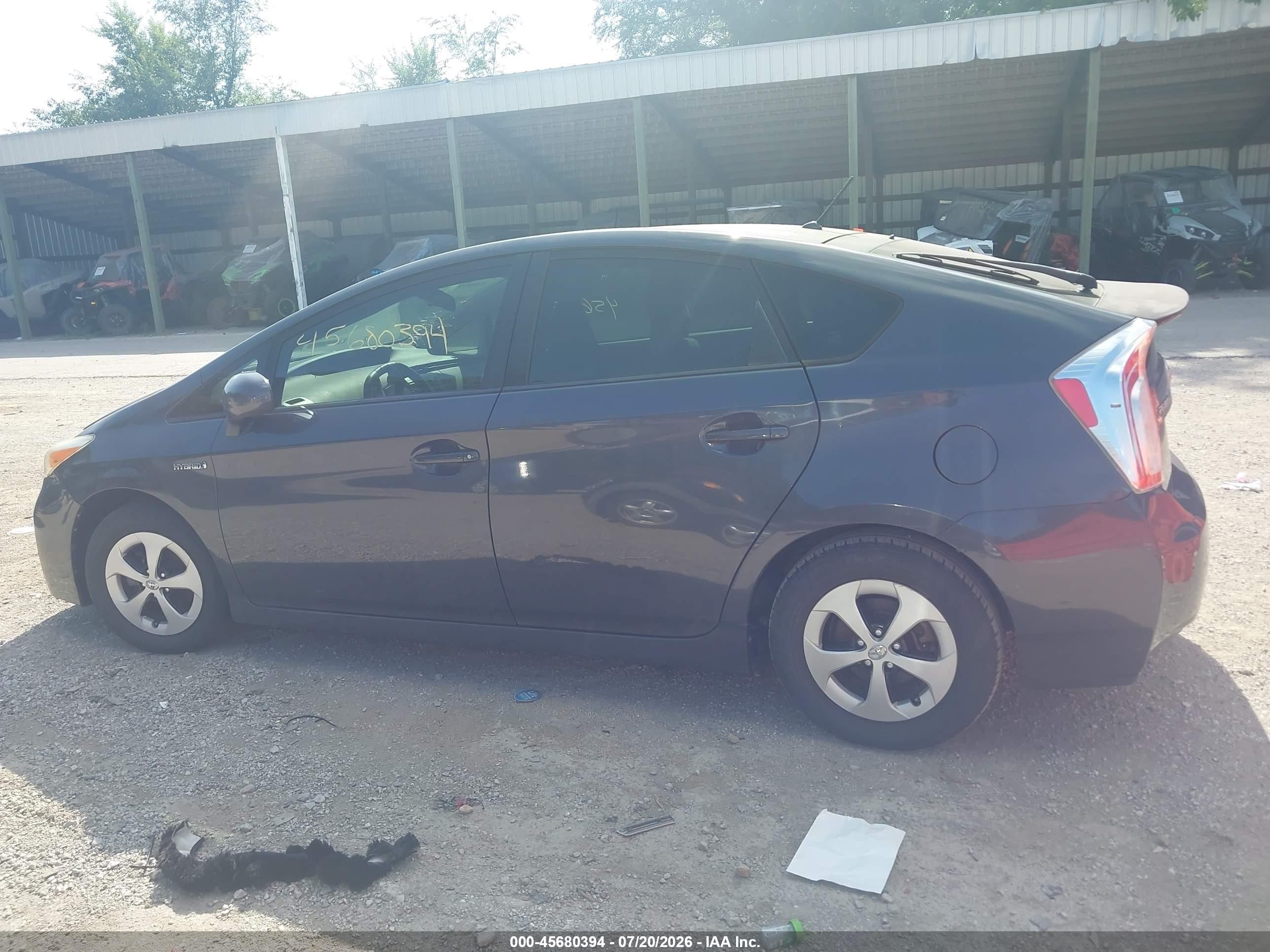 2012 Toyota Prius Two Blue vin: JTDKN3DU6C1525300