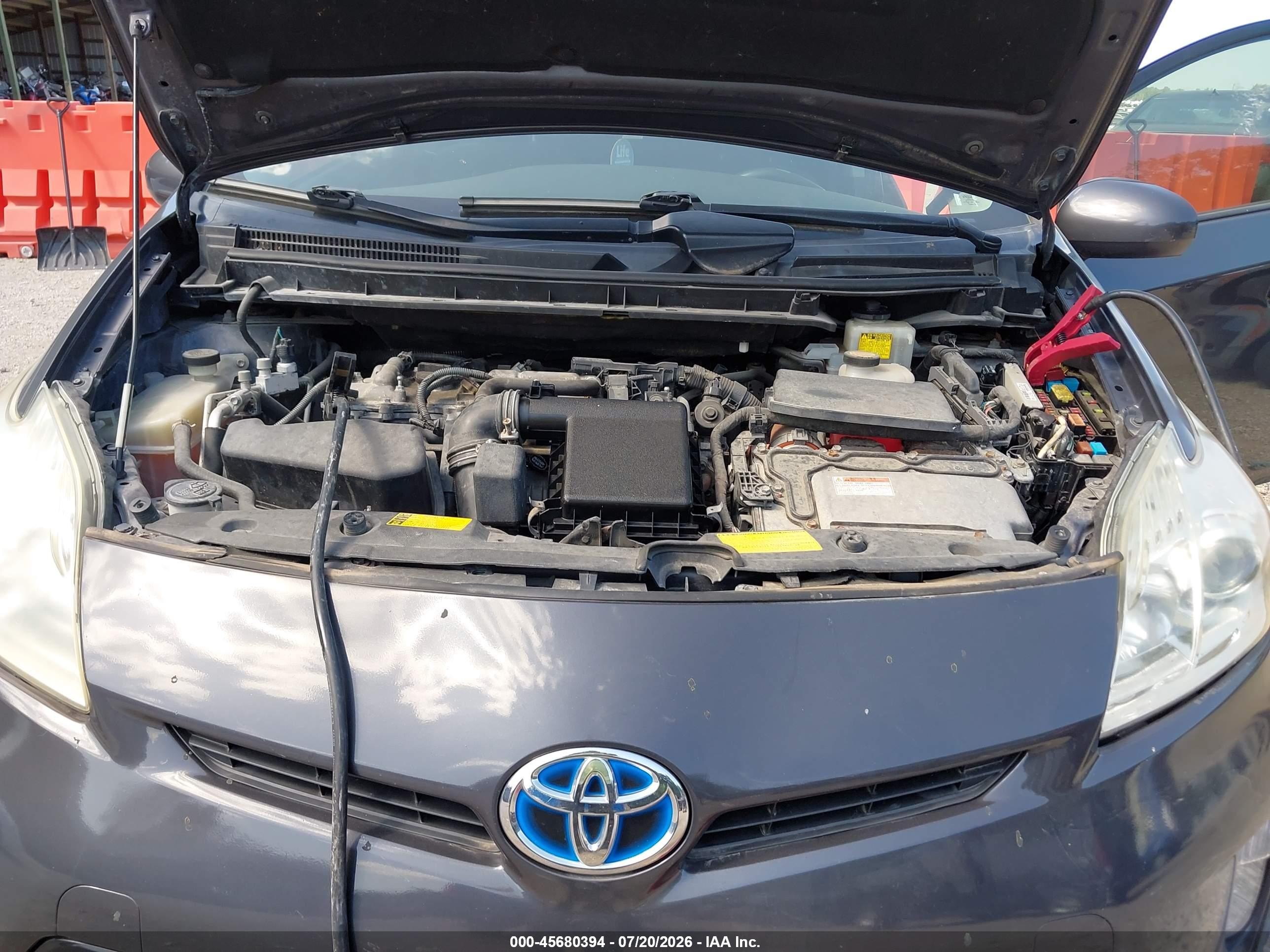 2012 Toyota Prius Two Blue vin: JTDKN3DU6C1525300