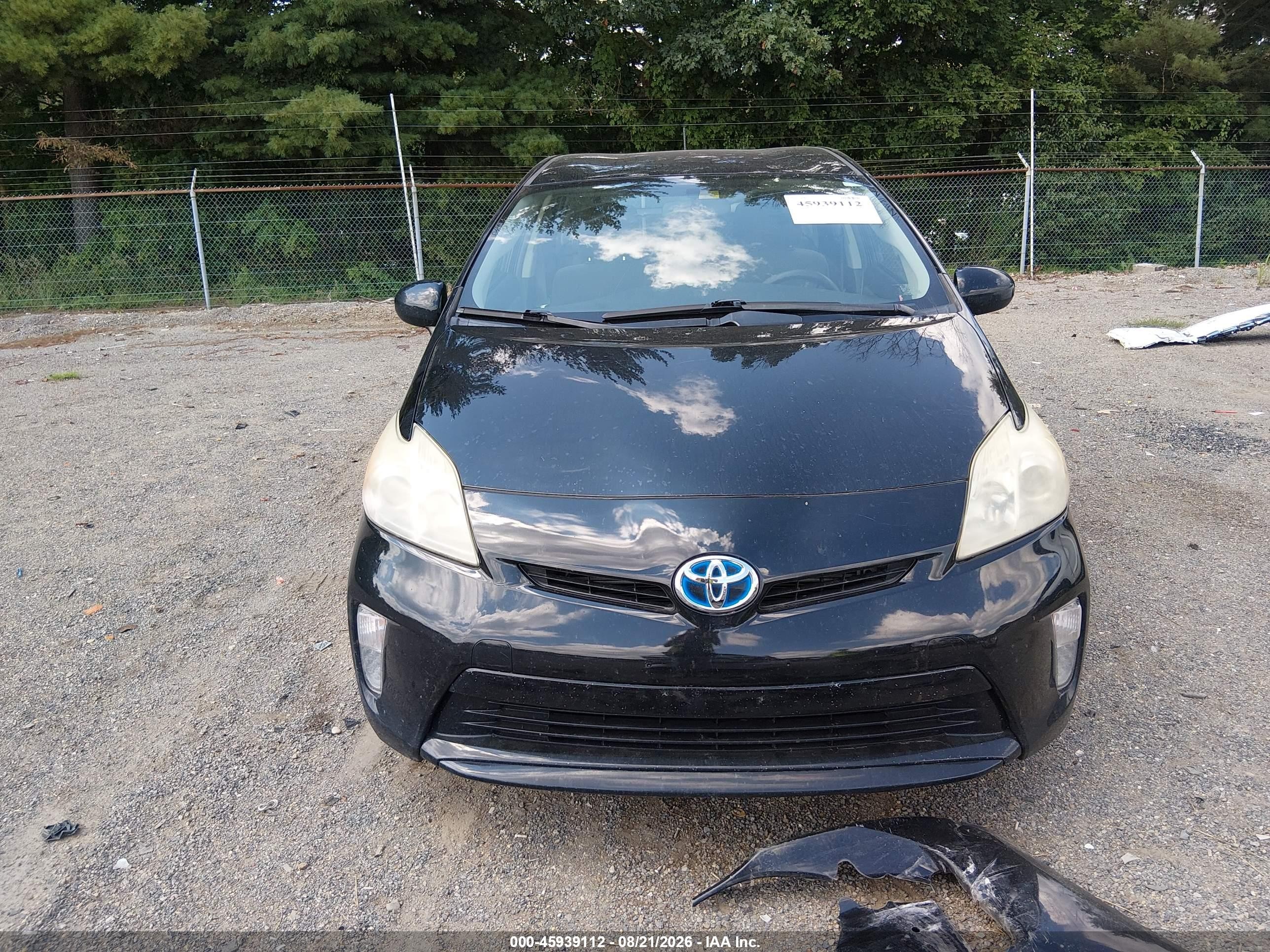 2012 Toyota Prius Three Black vin: JTDKN3DU6C1526432