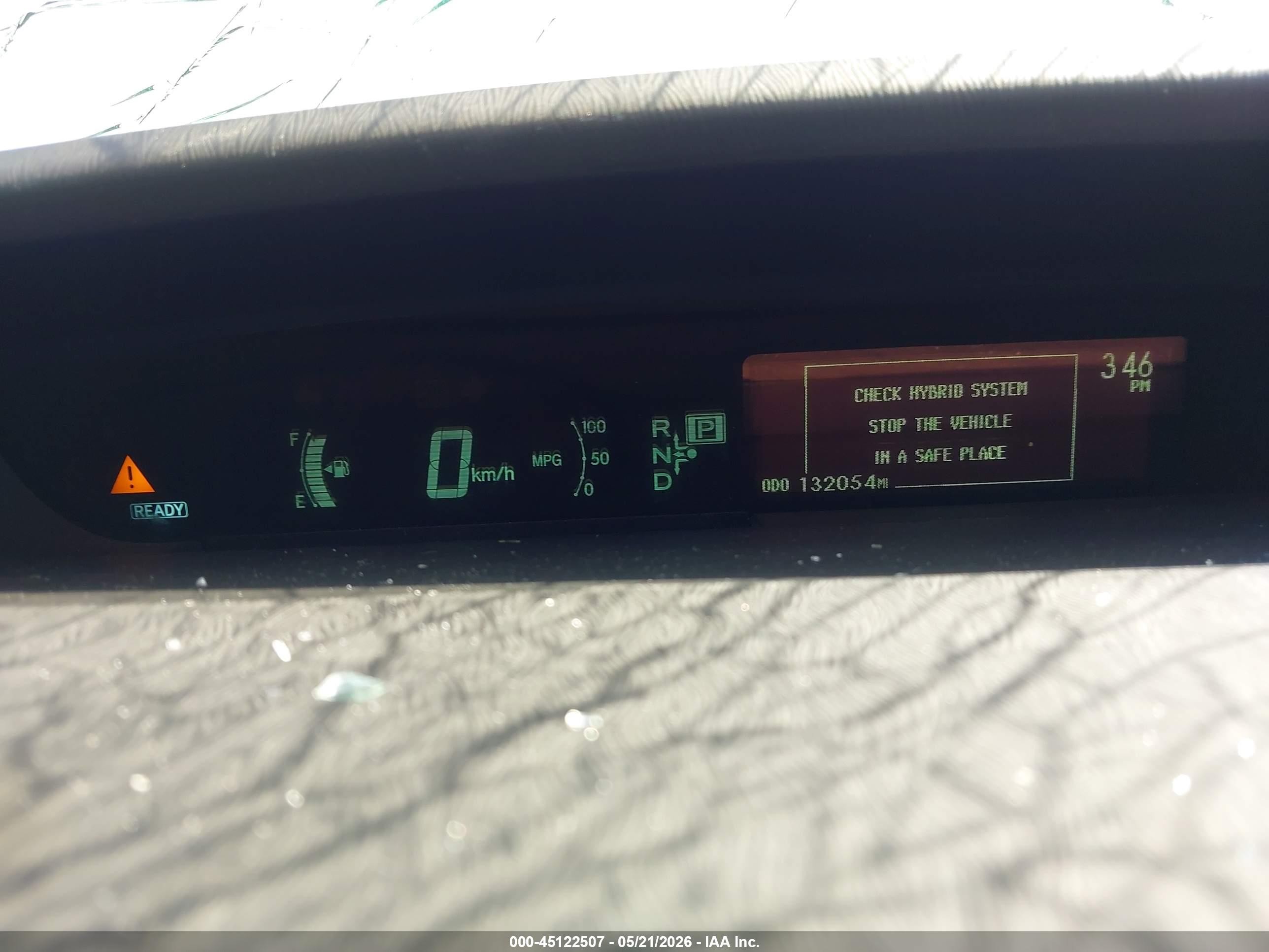 2012 Toyota Prius Two Light Blue vin: JTDKN3DU6C1527306
