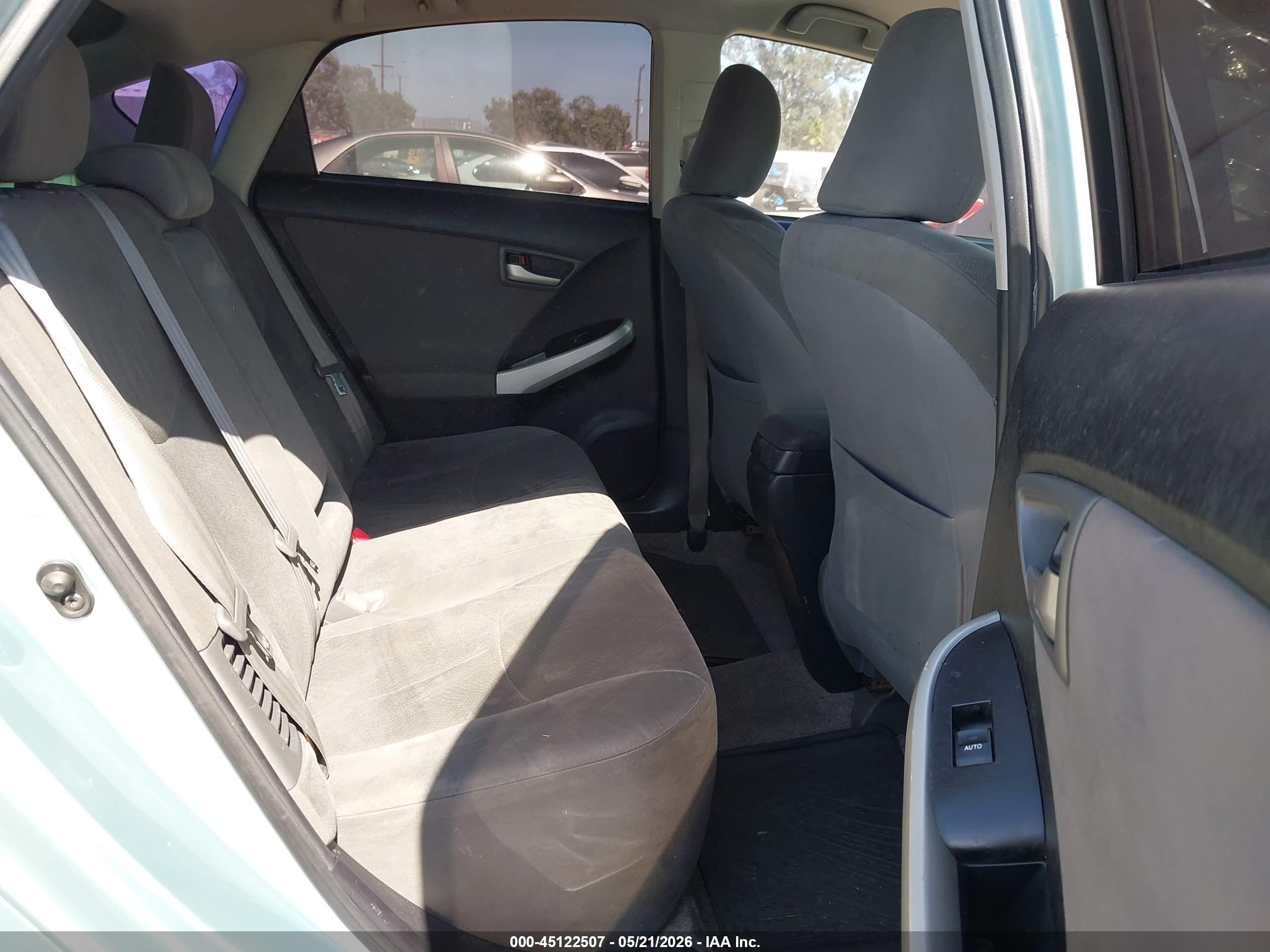 2012 Toyota Prius Two Light Blue vin: JTDKN3DU6C1527306