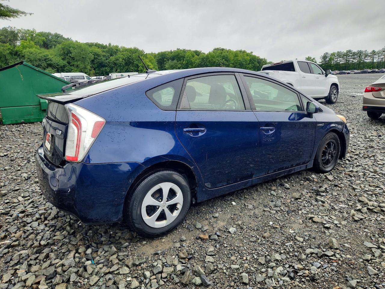 2012 Toyota Prius Three Blue vin: JTDKN3DU6C1527936