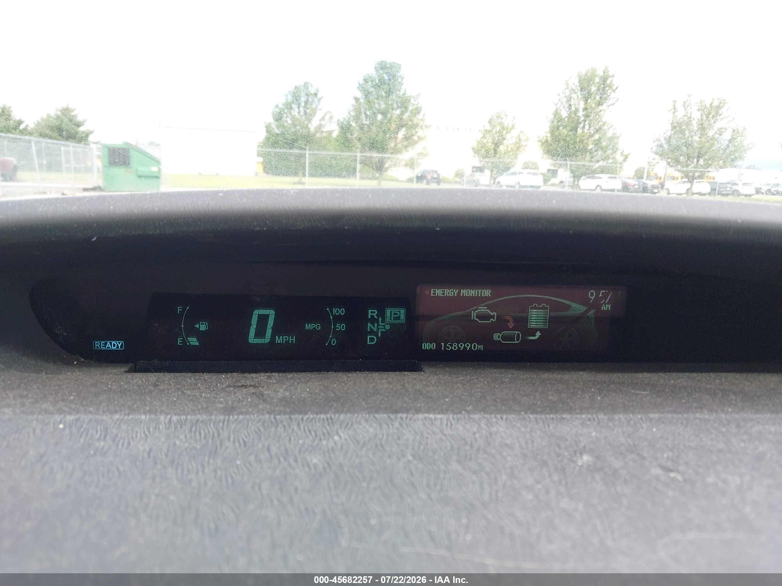 2012 Toyota Prius Two Gray vin: JTDKN3DU6C1528990