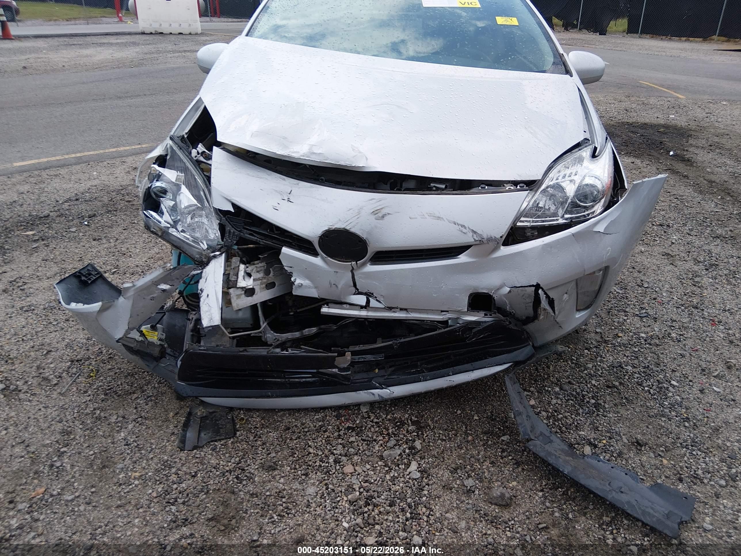 2012 Toyota Prius Two Silver vin: JTDKN3DU6C1534563