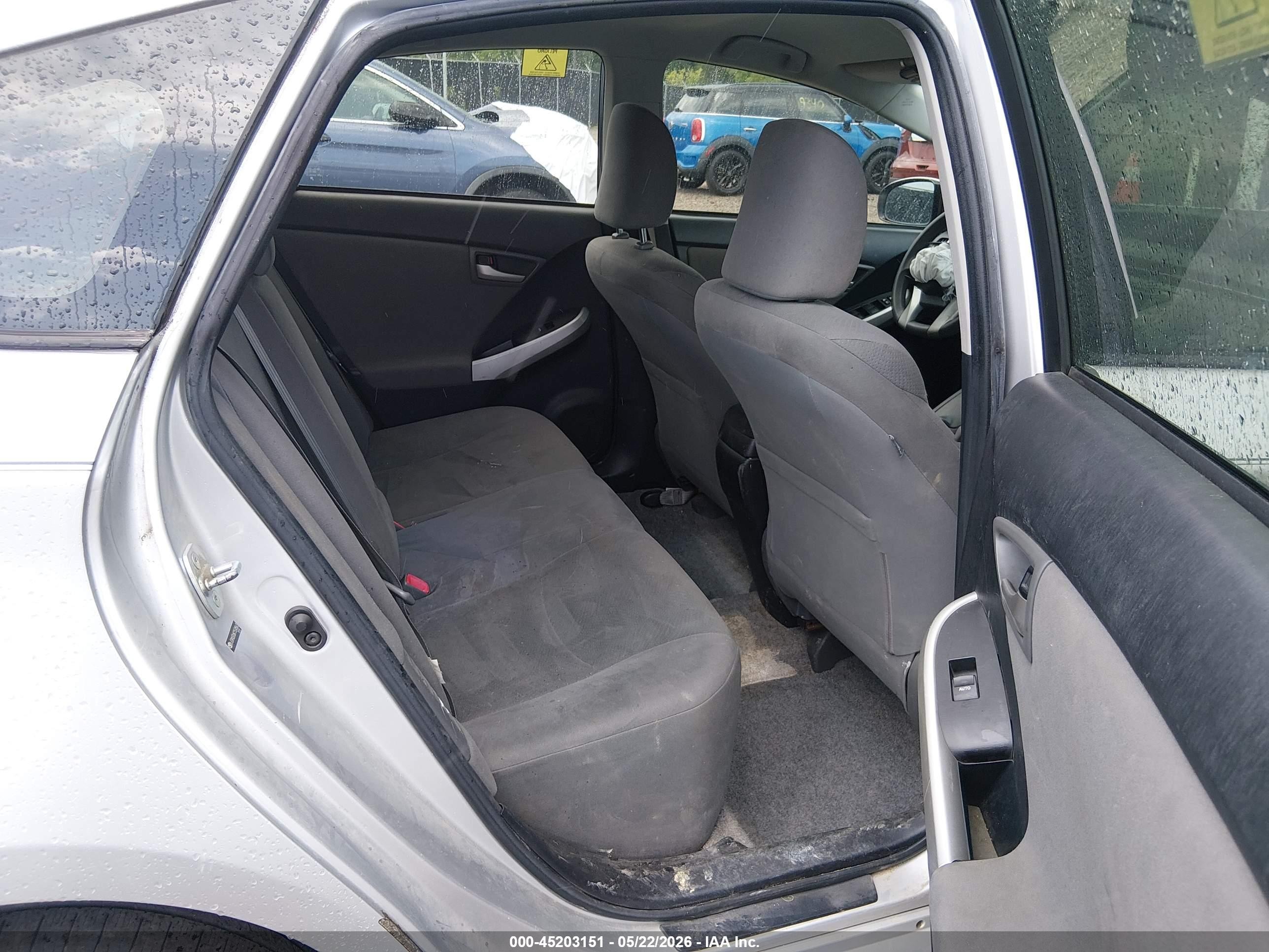 2012 Toyota Prius Two Silver vin: JTDKN3DU6C1534563