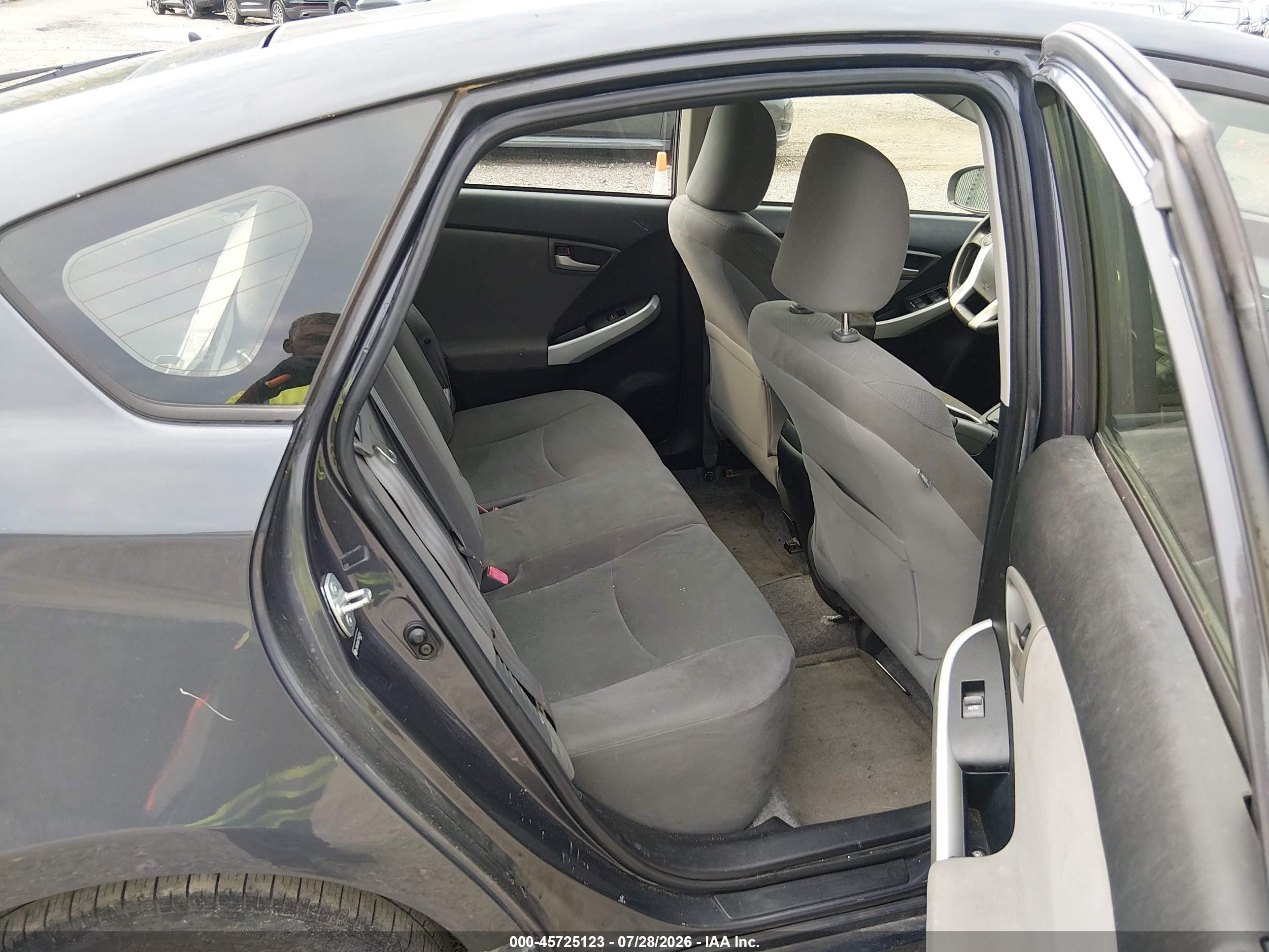 2012 Toyota Prius Two Gray vin: JTDKN3DU6C1543215