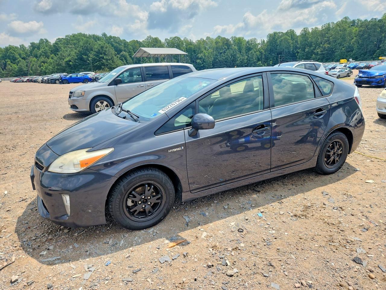 2012 Toyota Prius Two Gray vin: JTDKN3DU6C1543232