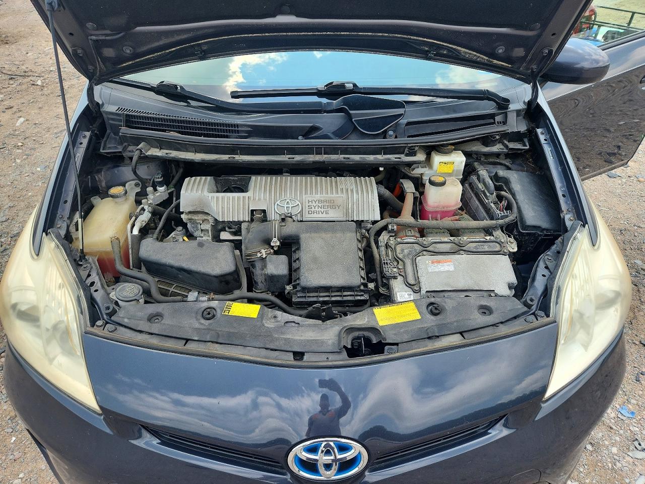 2012 Toyota Prius Two Gray vin: JTDKN3DU6C1543232