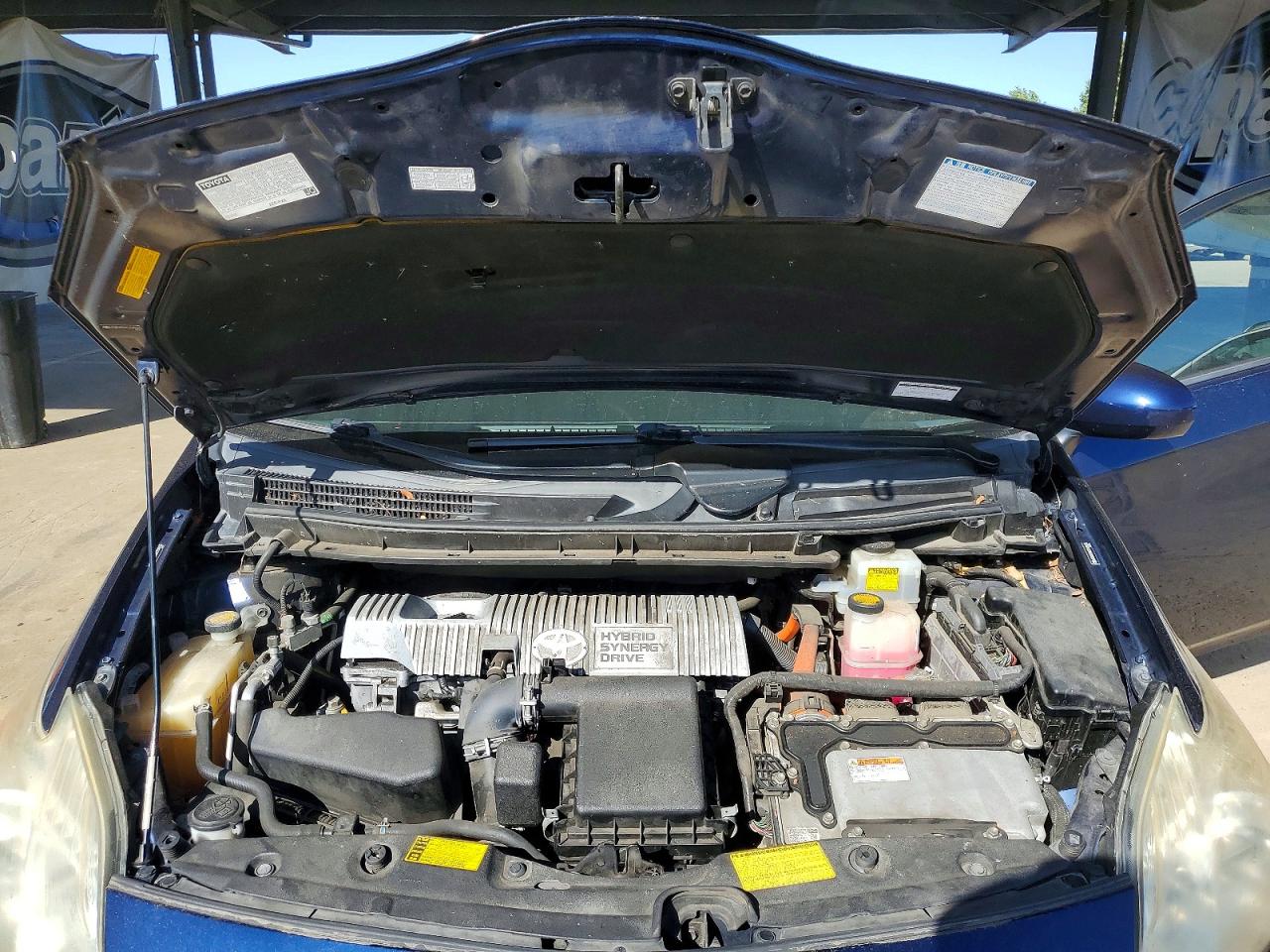 2012 Toyota Prius Two Blue vin: JTDKN3DU6C1549435