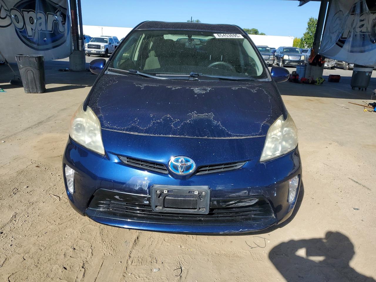 2012 Toyota Prius Two Blue vin: JTDKN3DU6C1549435