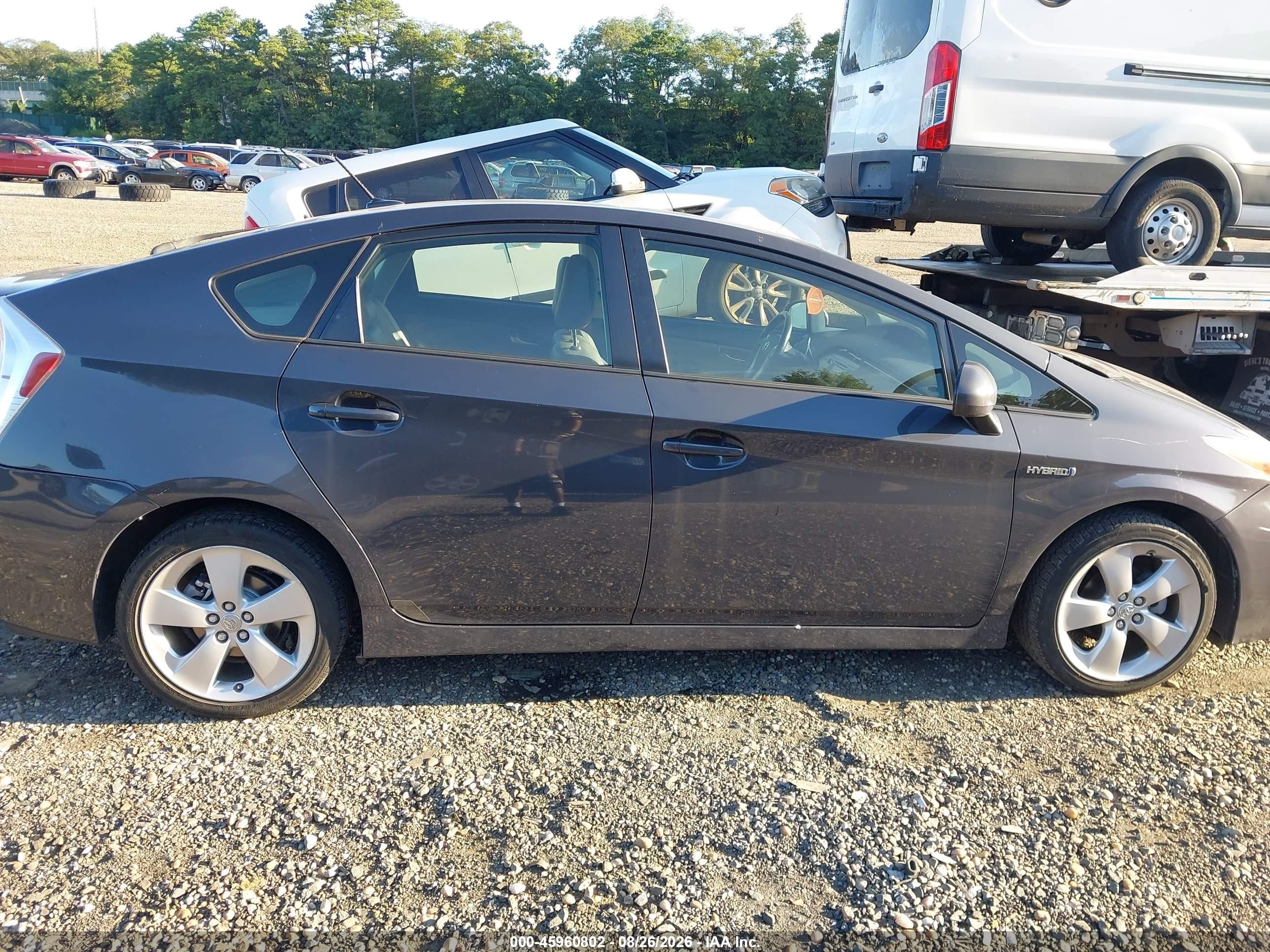 2012 Toyota Prius Five Black vin: JTDKN3DU6C1550990