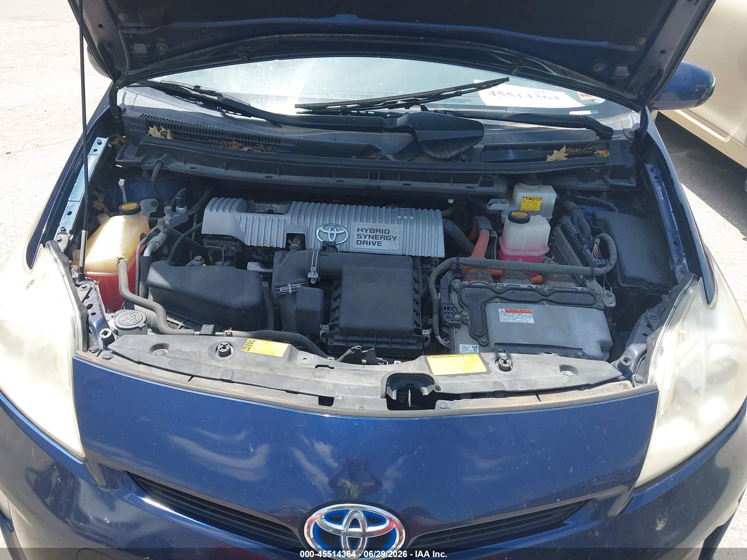 2012 Toyota Prius Three Blue vin: JTDKN3DU6C1558250