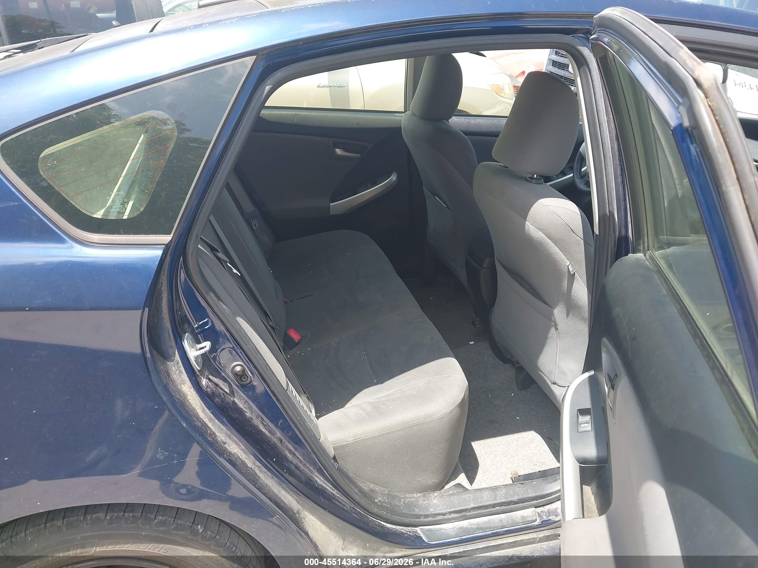 2012 Toyota Prius Three Blue vin: JTDKN3DU6C1558250
