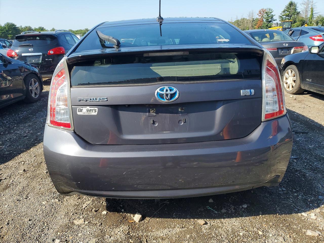 2012 Toyota Prius Three Gray vin: JTDKN3DU6C1562606