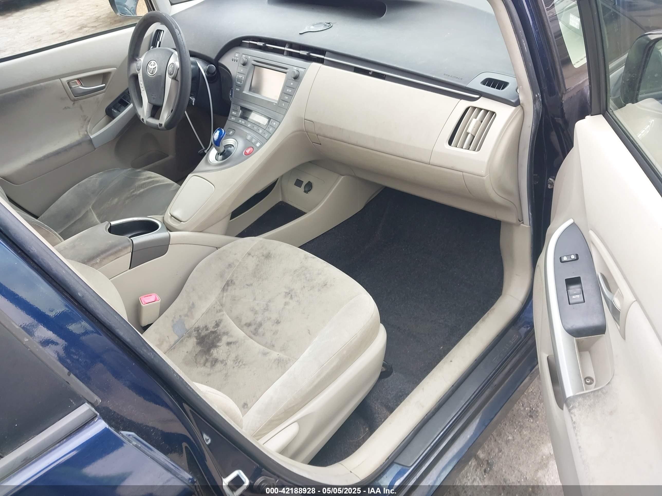 2012 Toyota Prius Two Blue vin: JTDKN3DU6C1582452
