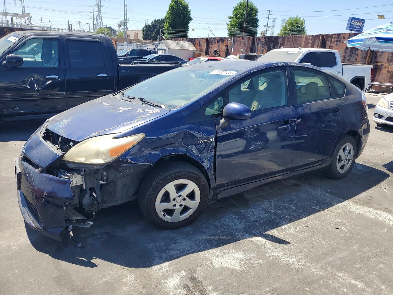 2012 Toyota Prius Two Blue vin: JTDKN3DU6C1582452