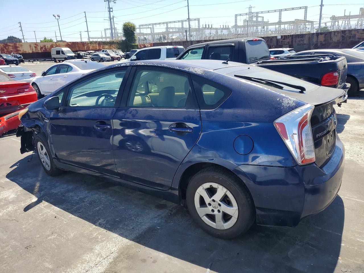 2012 Toyota Prius Two Blue vin: JTDKN3DU6C1582452