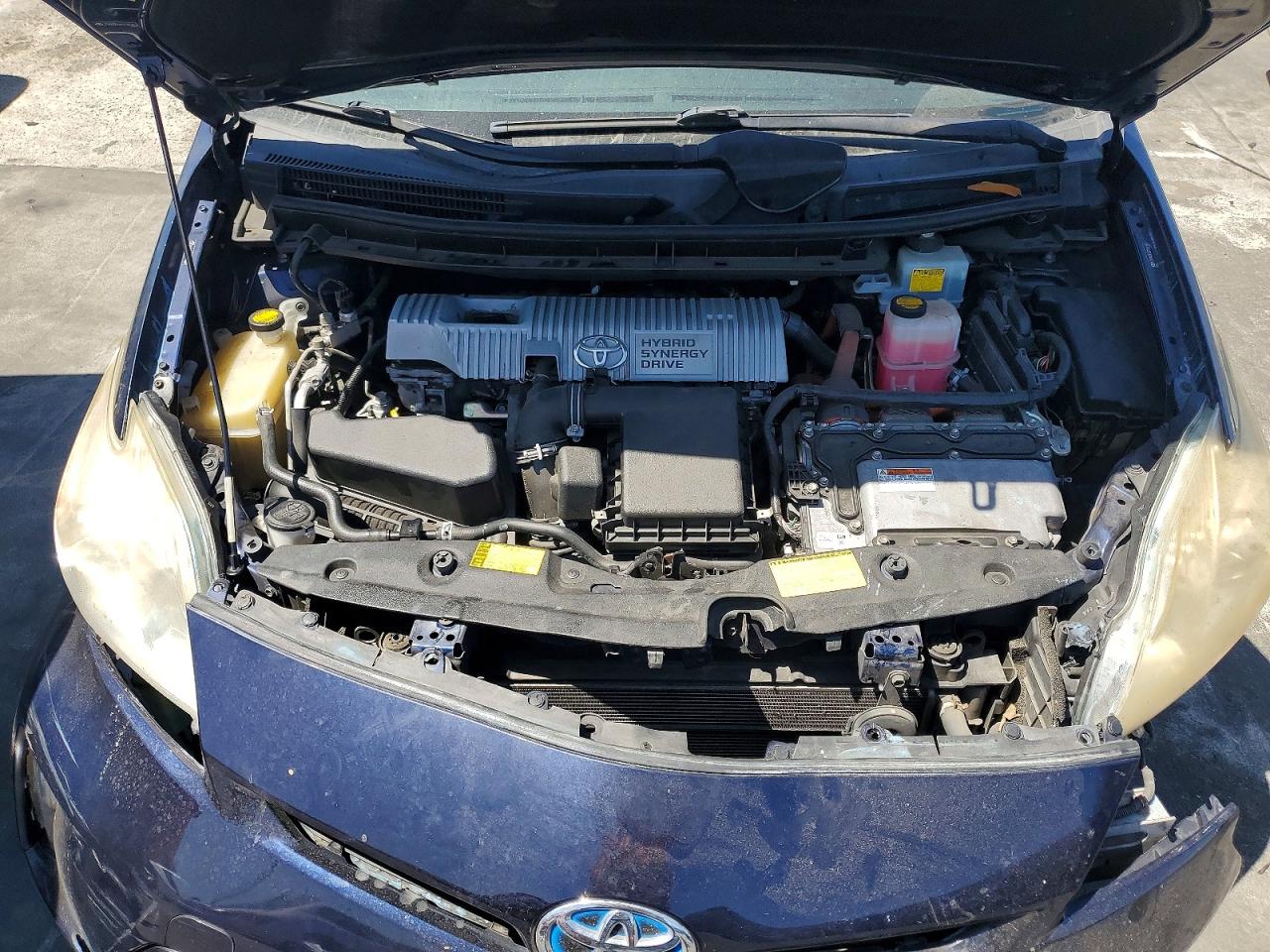 2012 Toyota Prius Two Blue vin: JTDKN3DU6C1582452