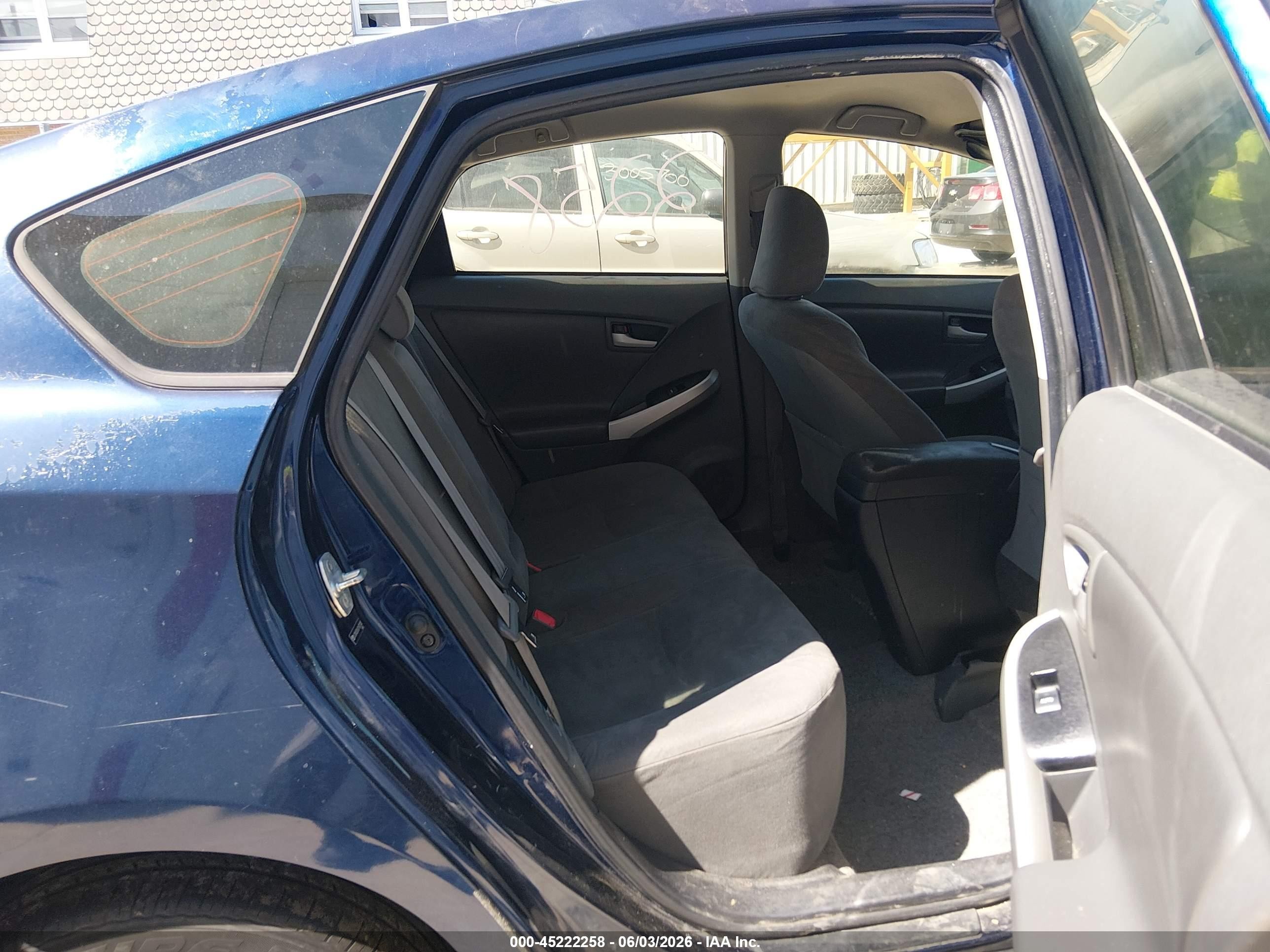 2012 Toyota Prius Three Синий vin: JTDKN3DU6C1601243