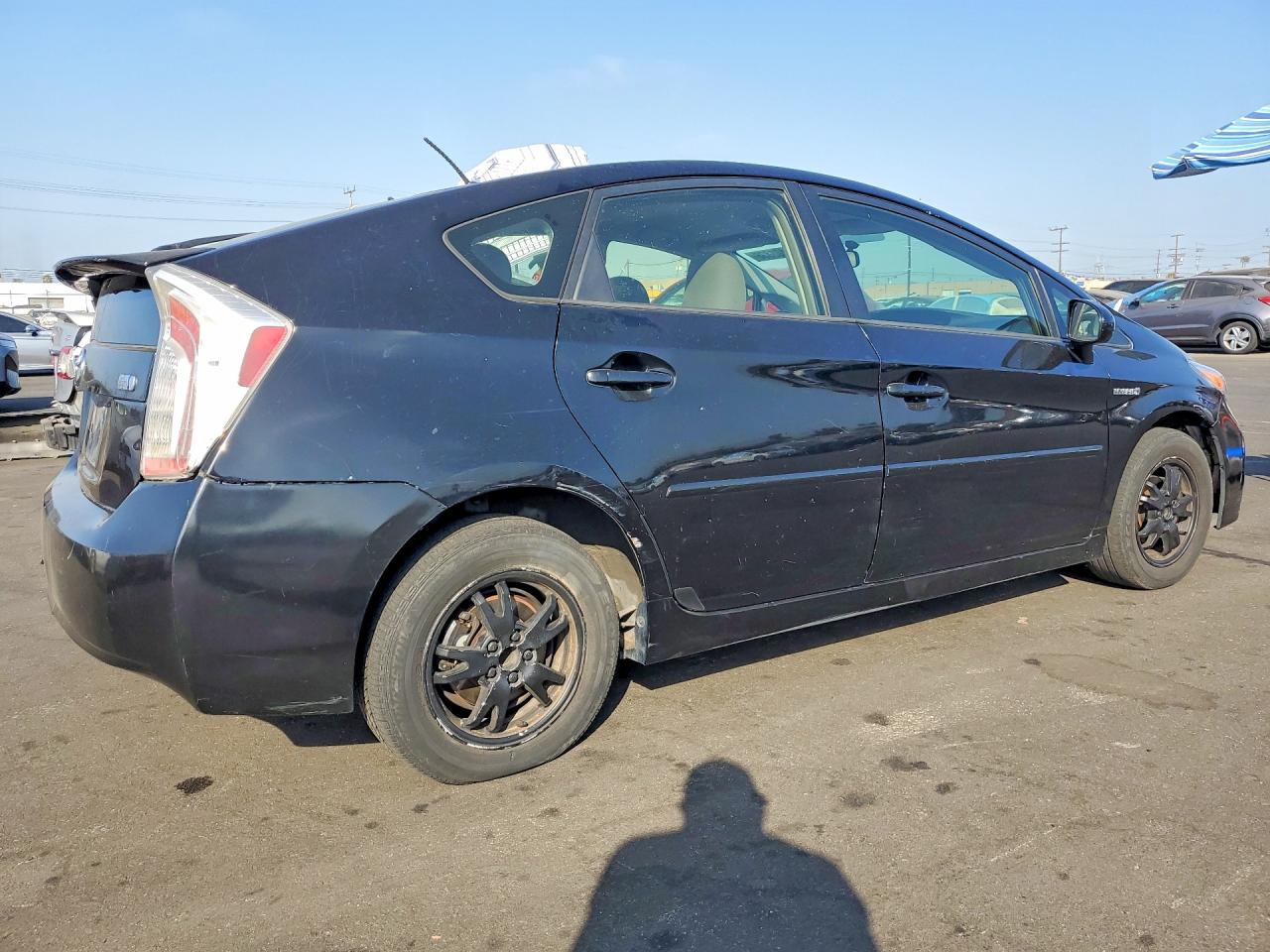 2012 Toyota Prius Two Black vin: JTDKN3DU6C1604370