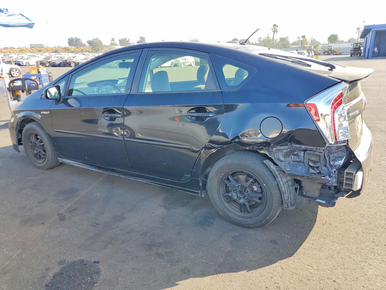 2012 Toyota Prius Two Black vin: JTDKN3DU6C1604370