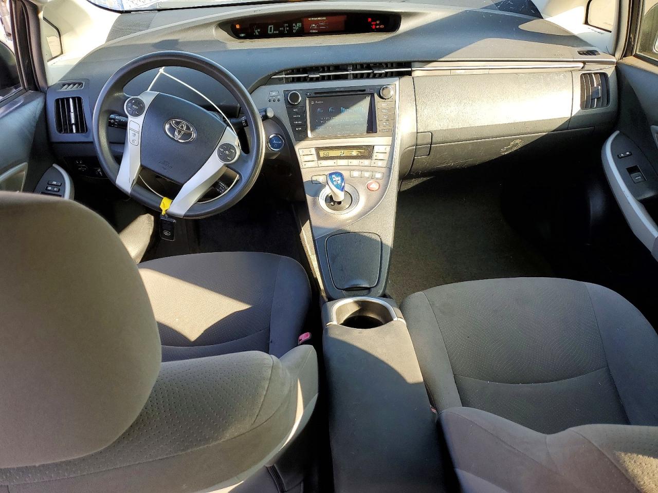 2012 Toyota Prius Two Black vin: JTDKN3DU6C1604370