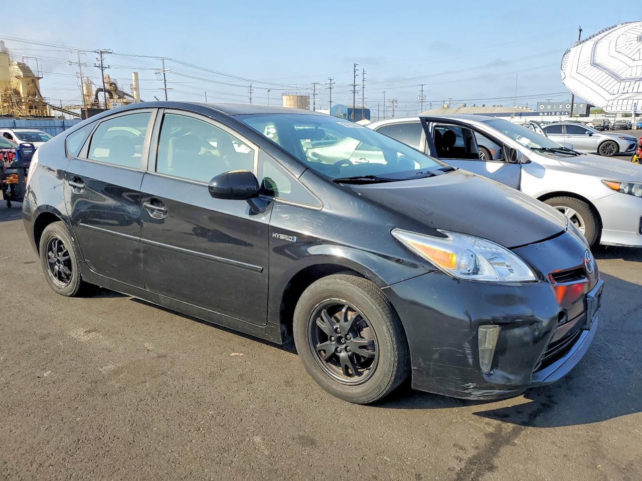 2012 Toyota Prius Two Black vin: JTDKN3DU6C1604370