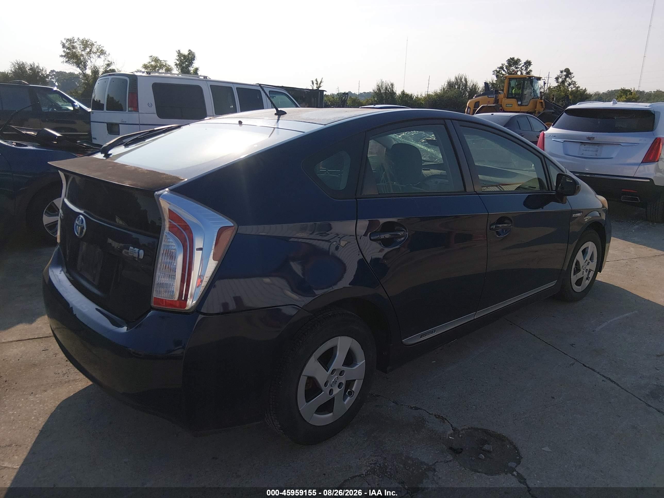 2012 Toyota Prius Two Blue vin: JTDKN3DU6C1611707