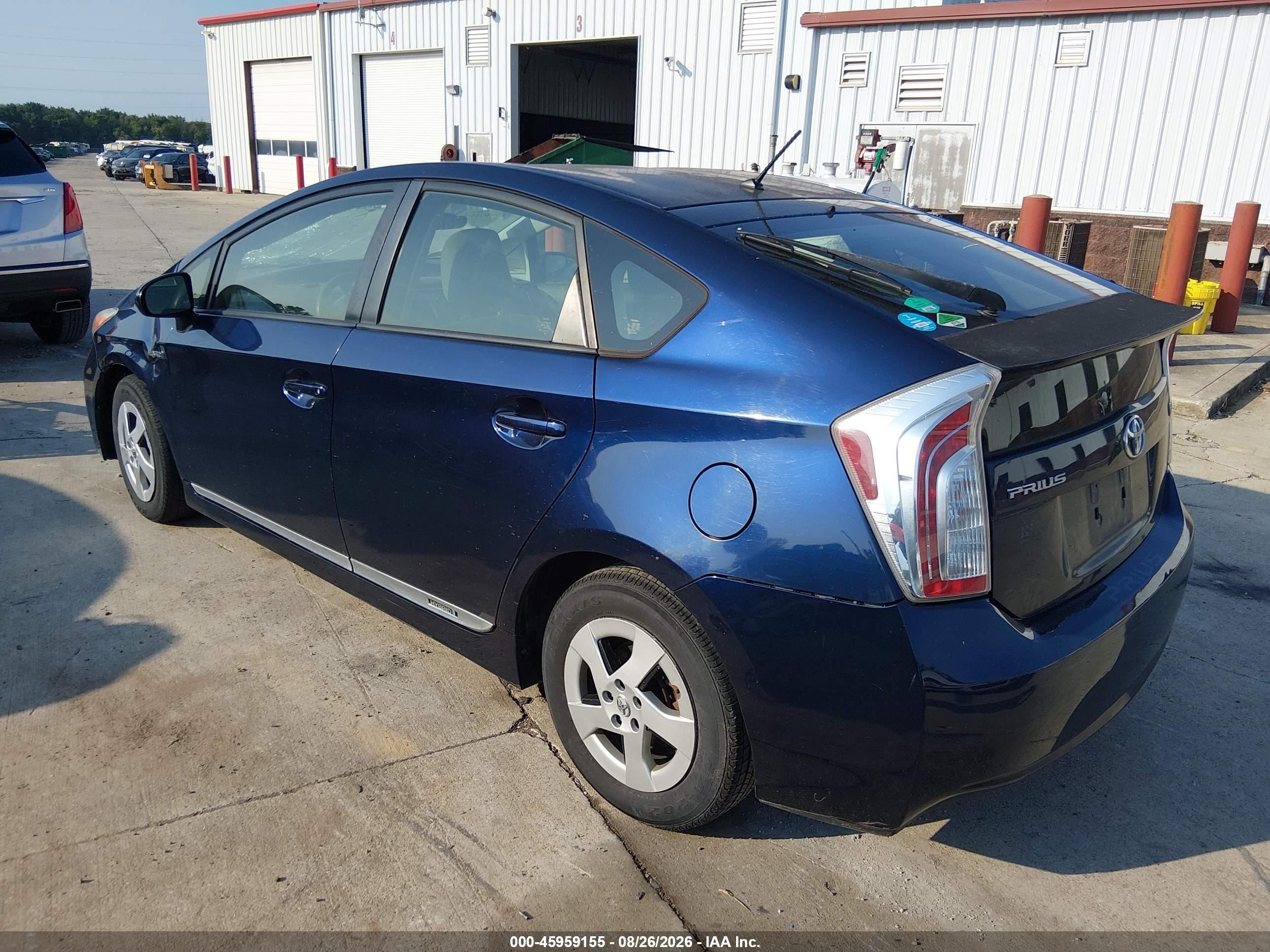 2012 Toyota Prius Two Blue vin: JTDKN3DU6C1611707
