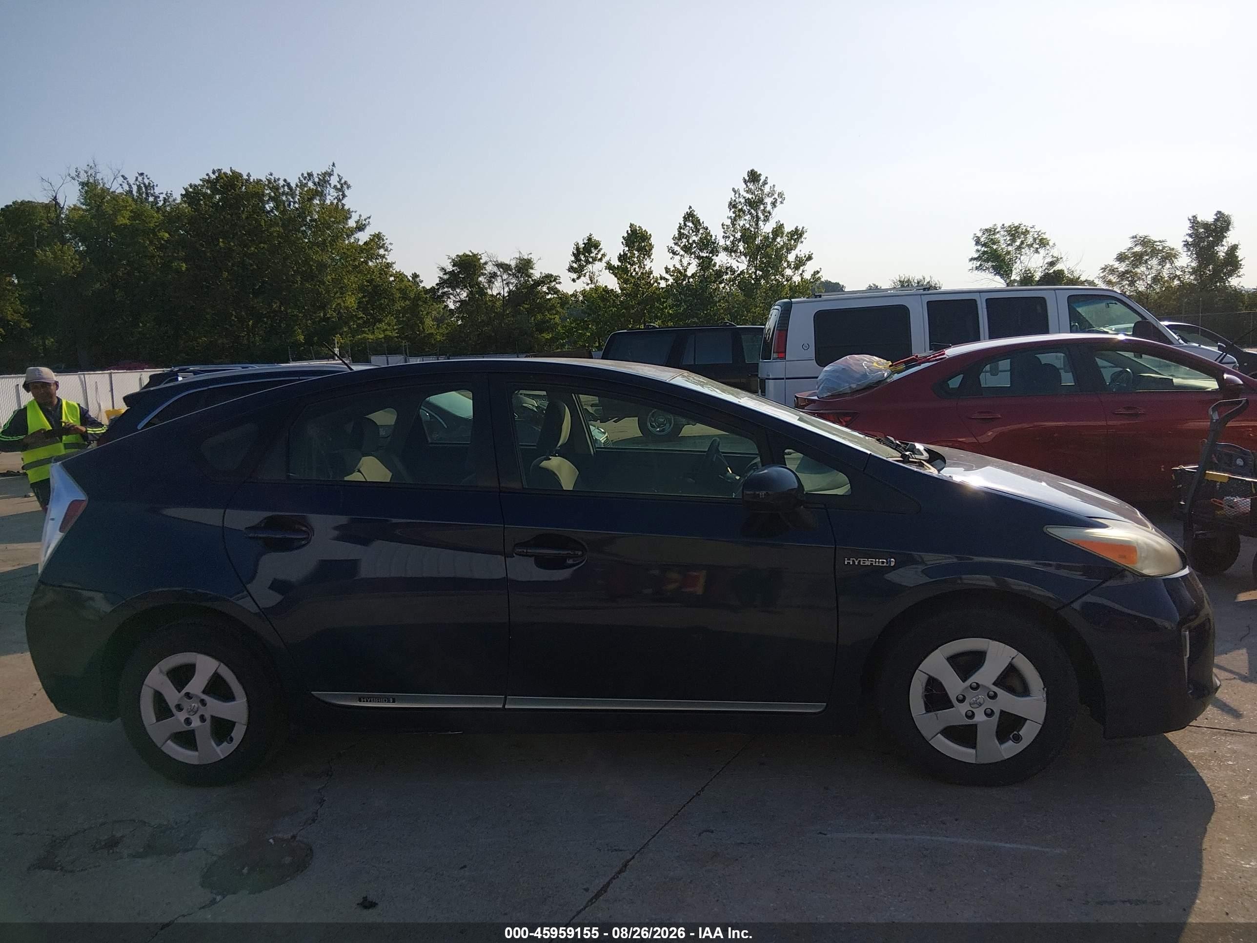 2012 Toyota Prius Two Blue vin: JTDKN3DU6C1611707