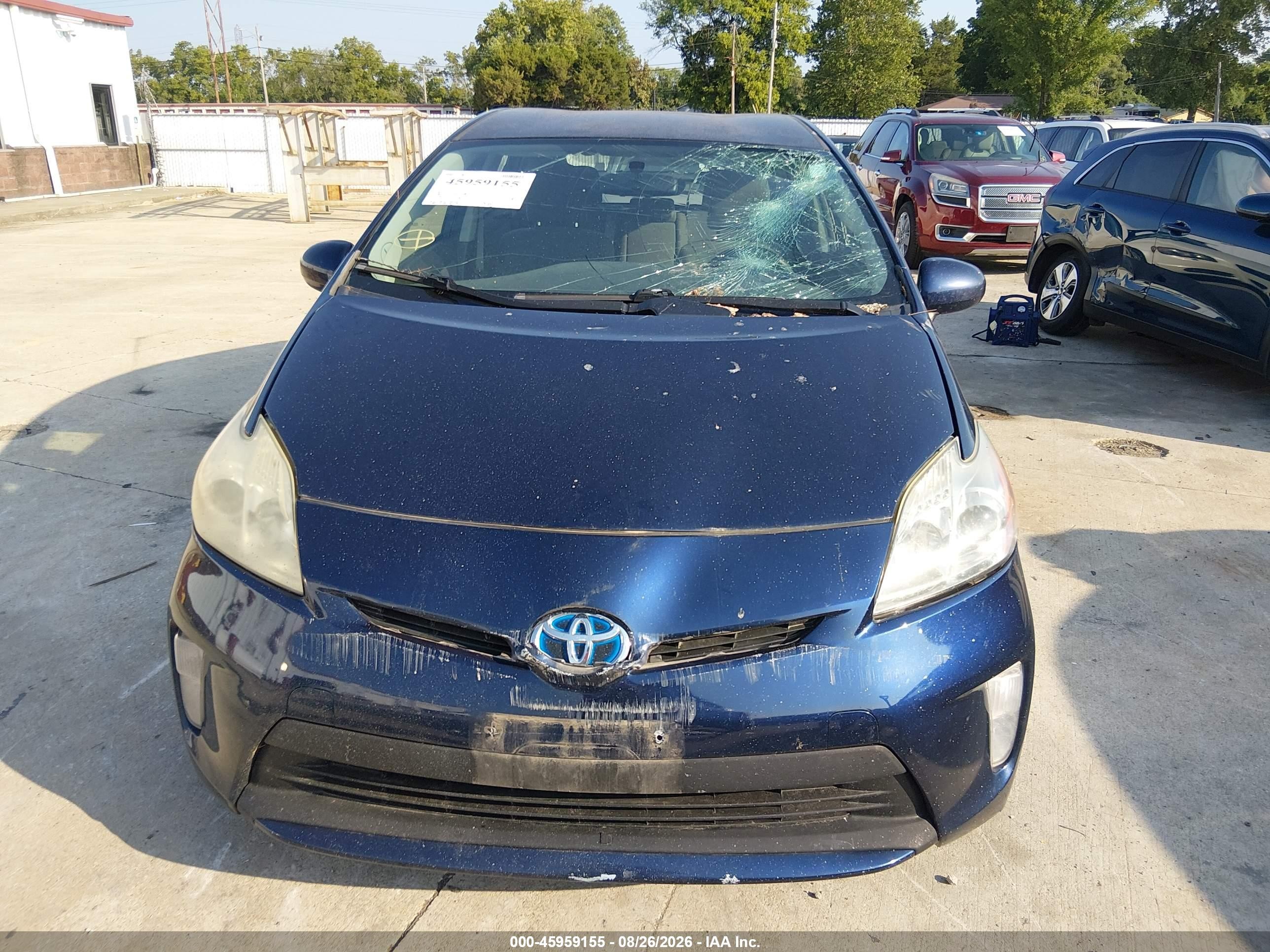 2012 Toyota Prius Two Blue vin: JTDKN3DU6C1611707