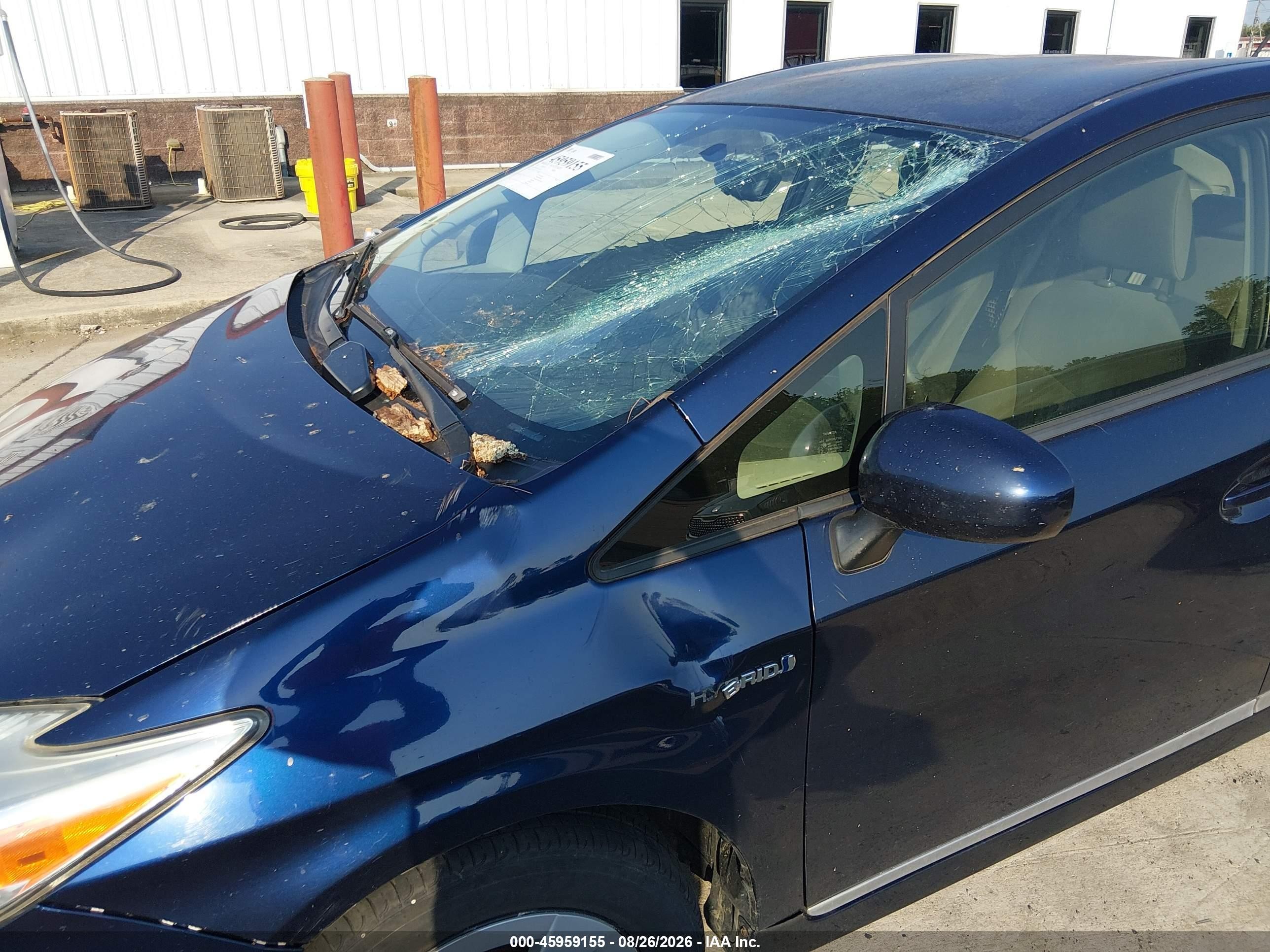 2012 Toyota Prius Two Blue vin: JTDKN3DU6C1611707