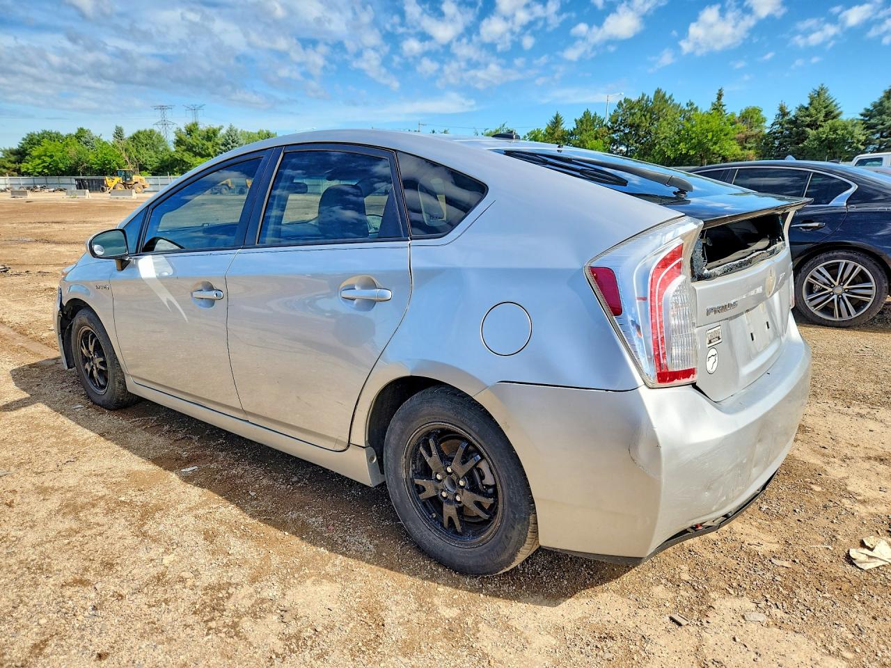 2012 Toyota Prius Three Silver vin: JTDKN3DU6C5379912