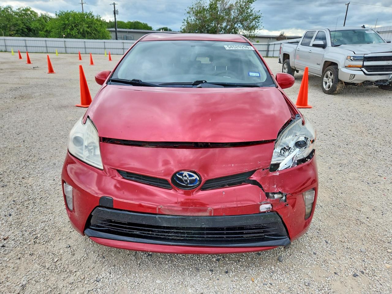 2012 Toyota Prius Three Red vin: JTDKN3DU6C5388593